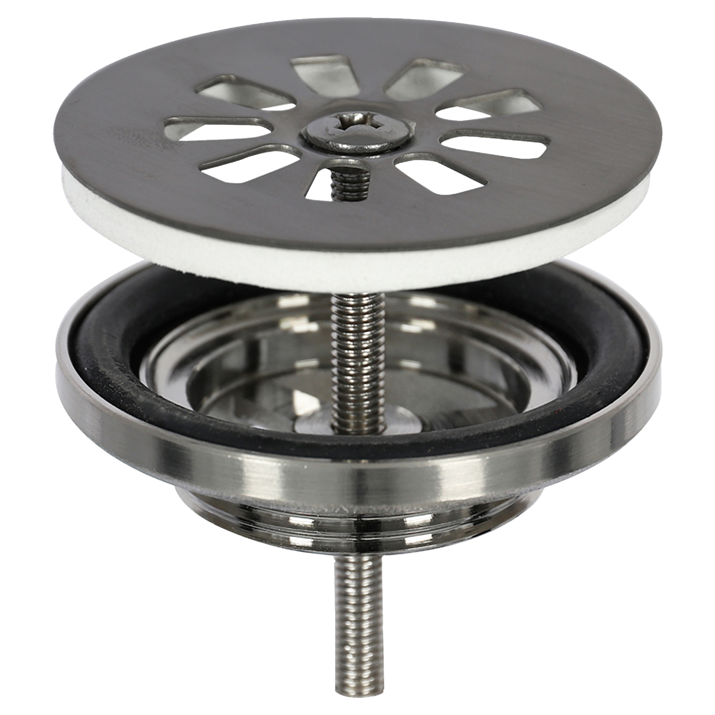 30.413.81 Differnz  afvoerplug  gun metal 