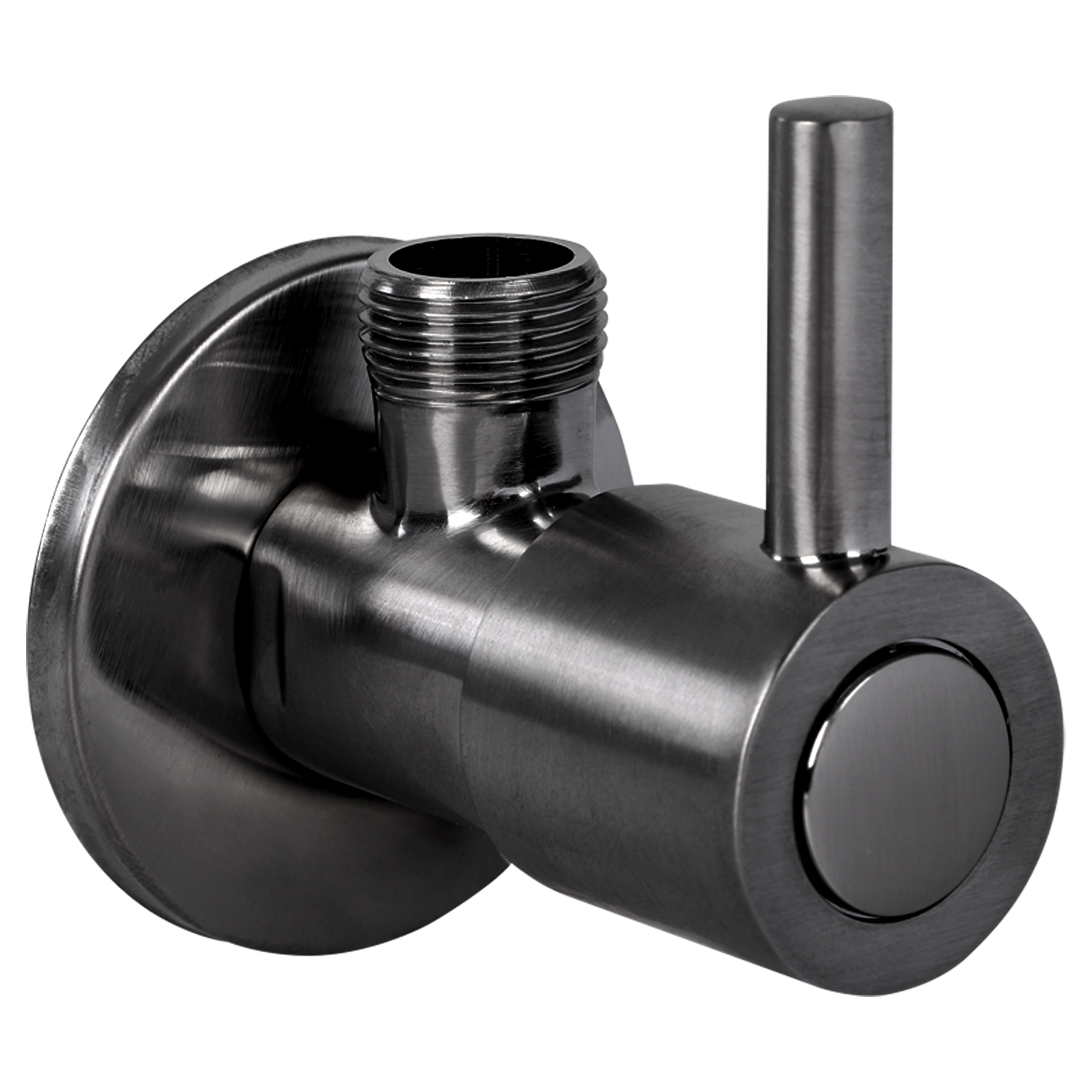 30.414.20 Differnz  hoekstopkraan  gun metal 1/2 x 3/8