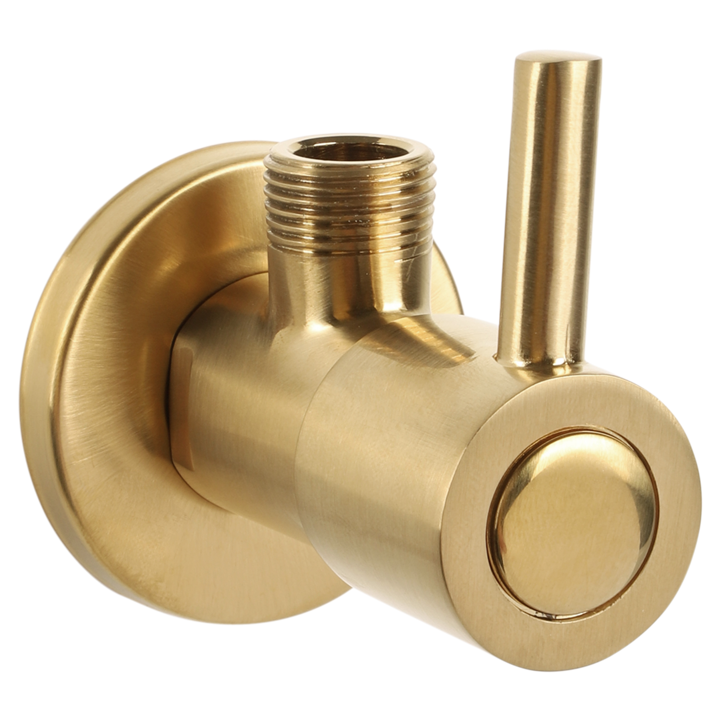 30.414.25 Differnz  hoekstopkraan  mat goud 1/2 x 3/8