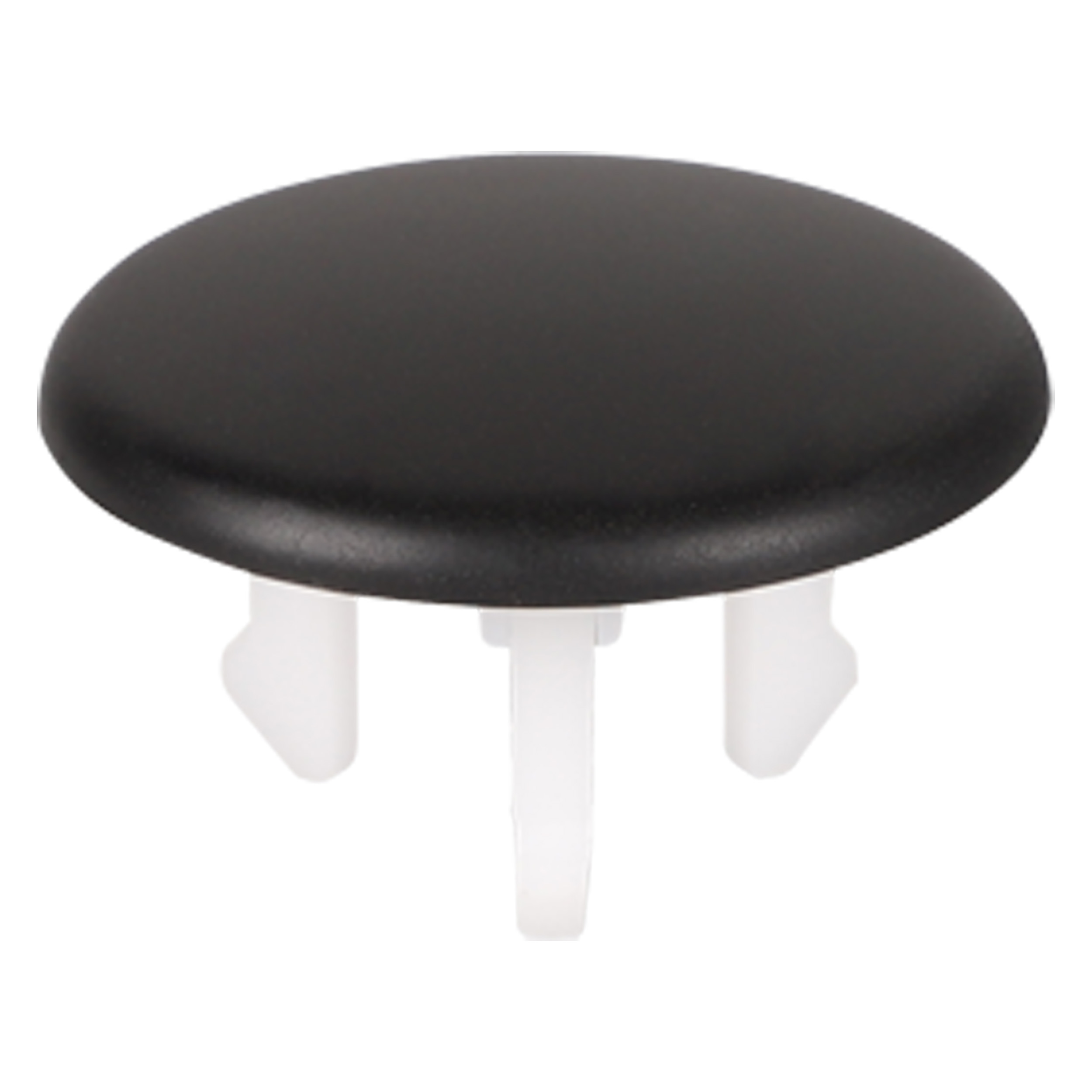 30.414.35 Differnz  afdekkap overloop - voor waskbak mat zwart Ø 3.5 cm x 2 cm