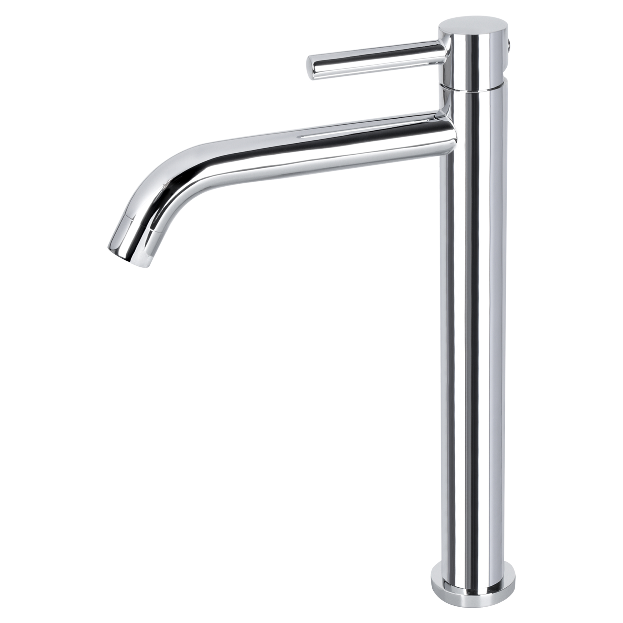 30.414.77 Differnz  hoge kraan koud/warm - gebogen chroom 30.6 x 17.4 cm