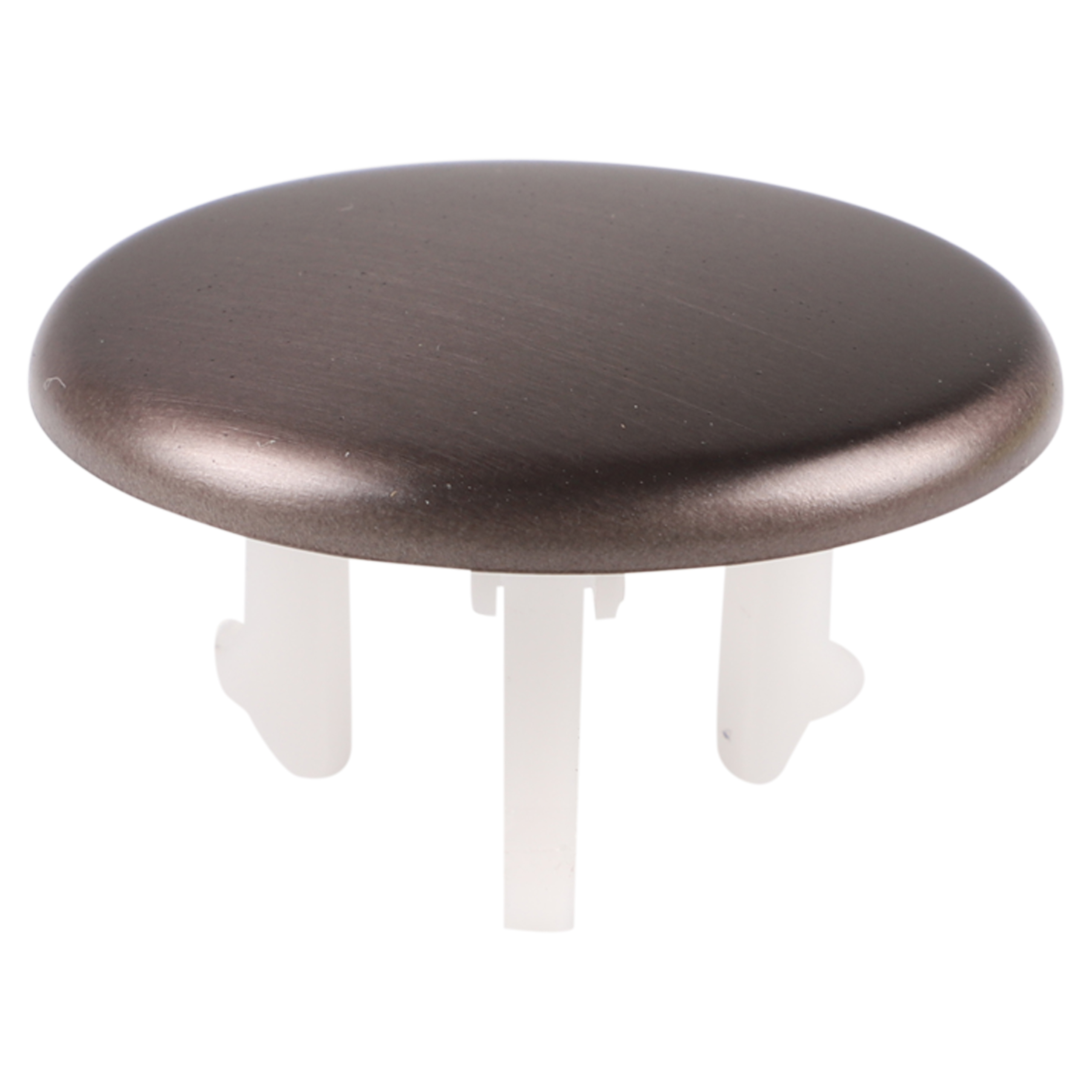 30.414.82 Differnz  afdekkap overloop - voor waskbak gun metal Ø 3.5 cm x 2 cm