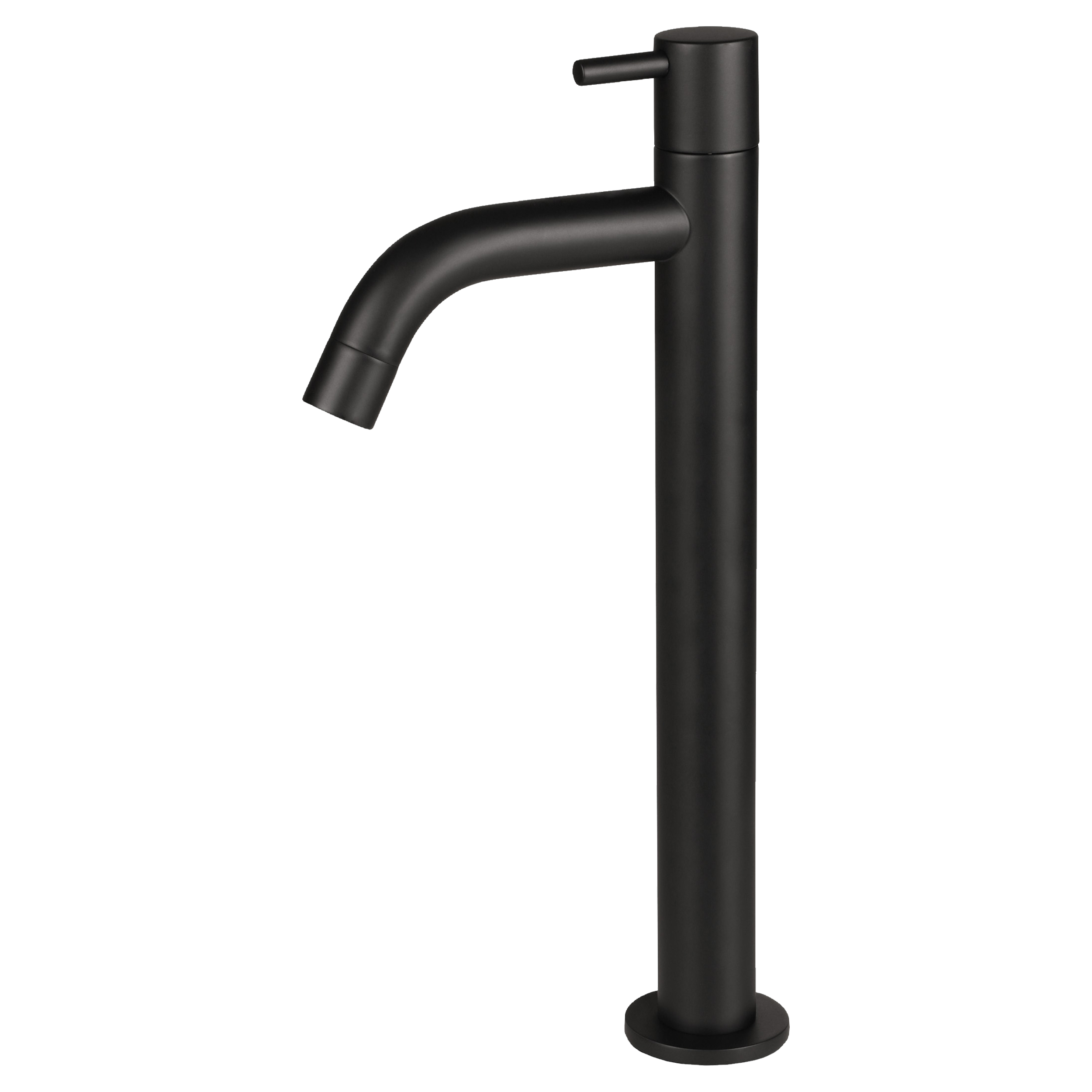 30.415.52 Differnz  koudwaterkraan hoog mat zwart 28.5 x 11.5 cm