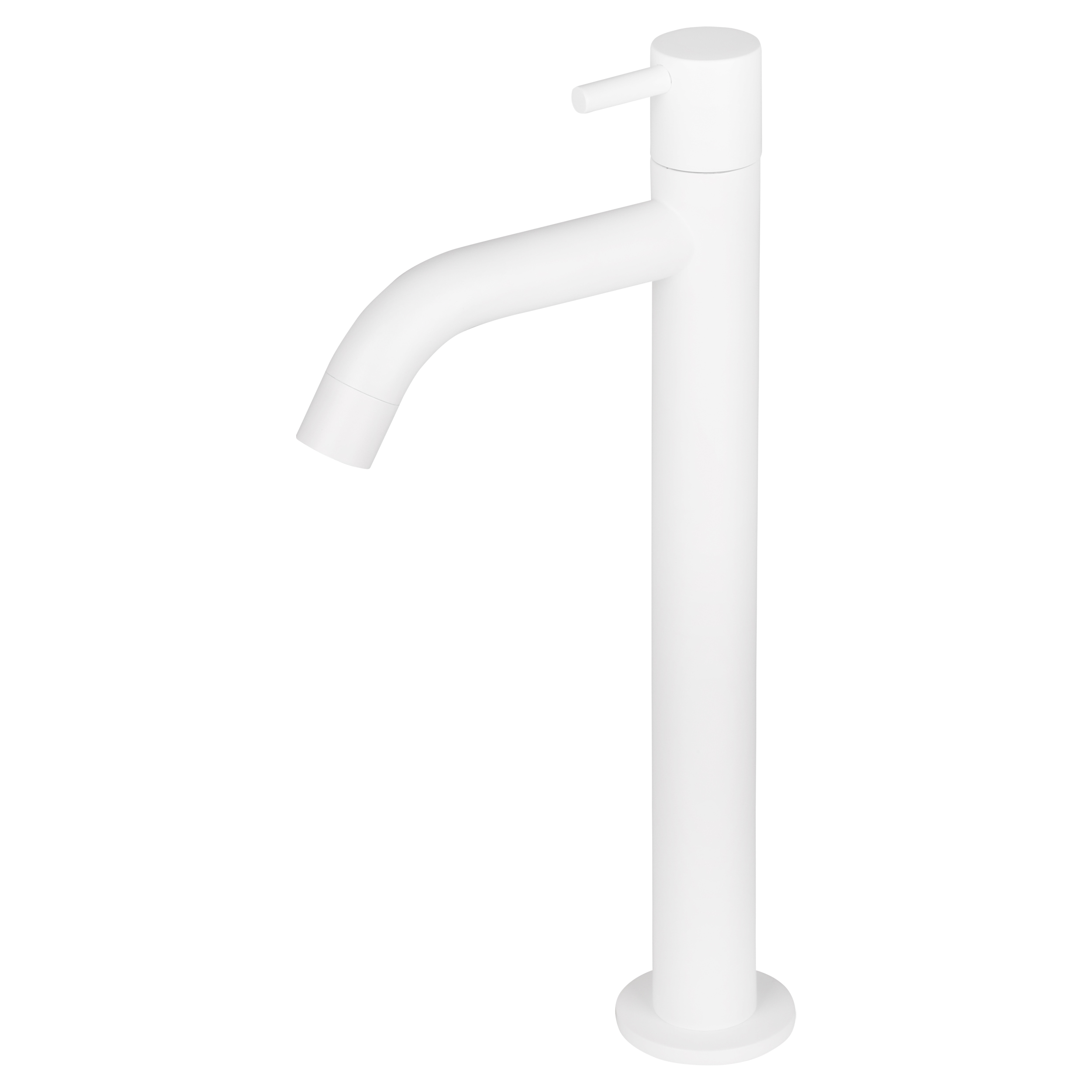 30.415.56 Differnz  koudwaterkraan hoog mat wit 28.5 x 11.5 cm