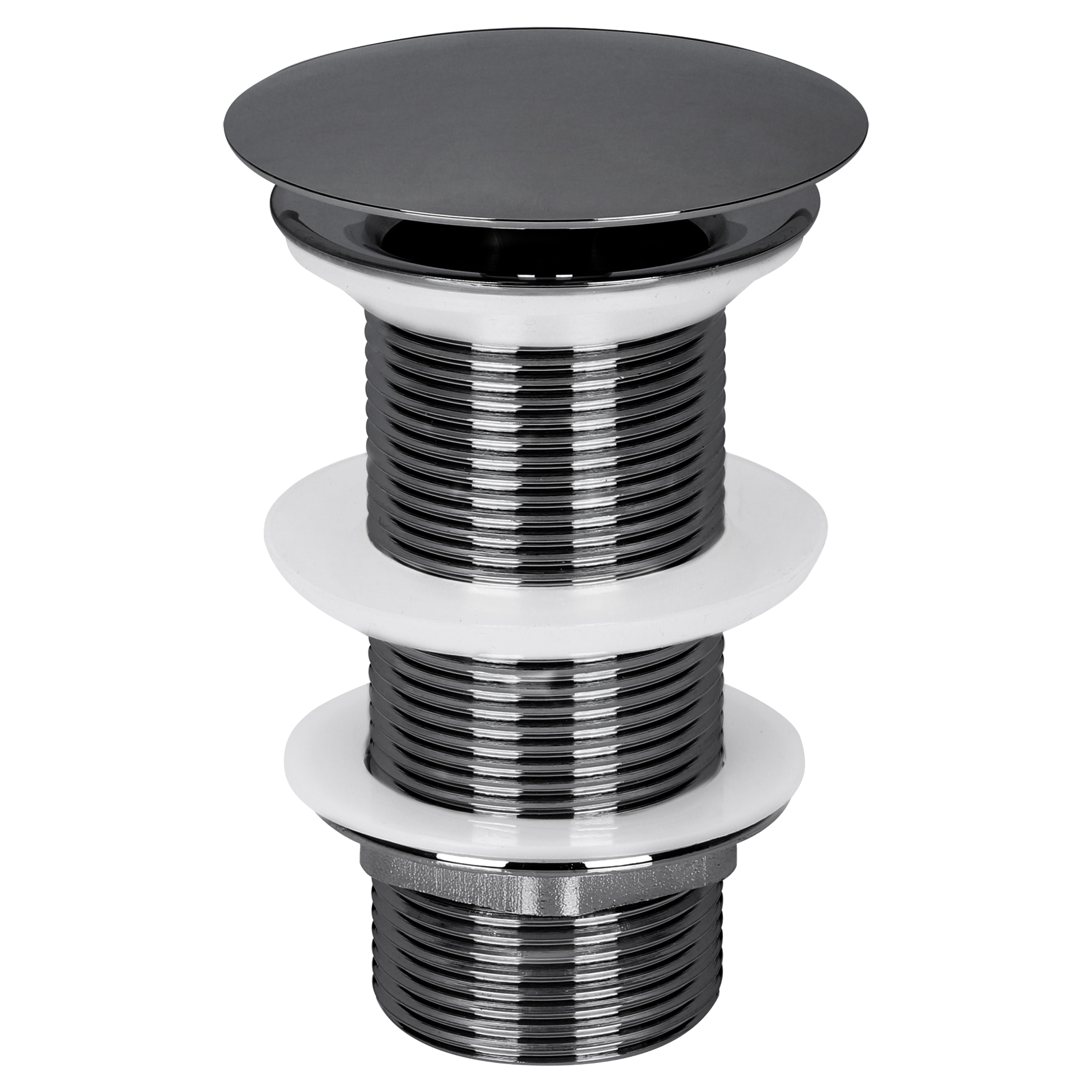 30.415.75 Differnz  afvoerplug always open - L gun metal 