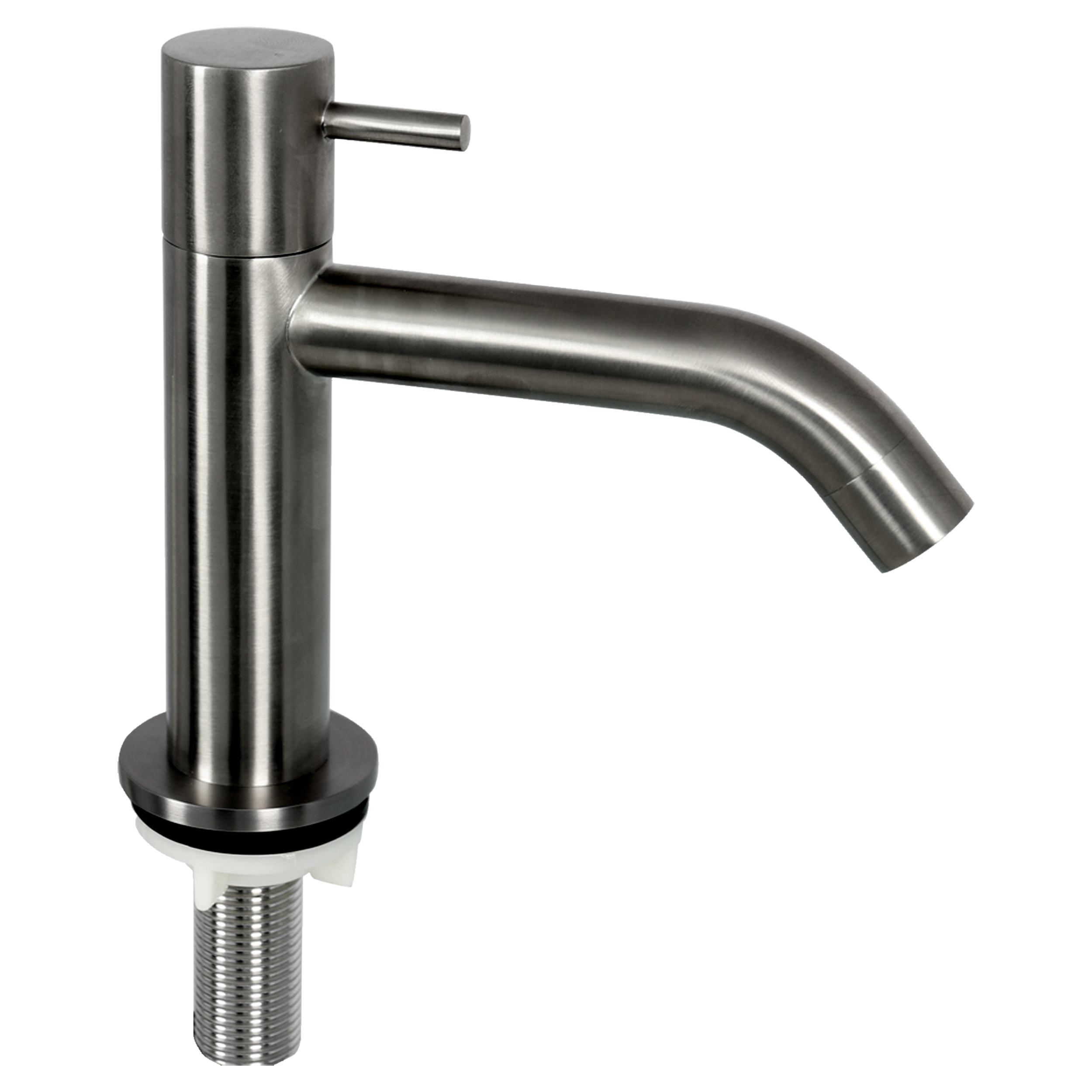 30.416.20 Differnz  koudwaterkraan gebogen gun metal 