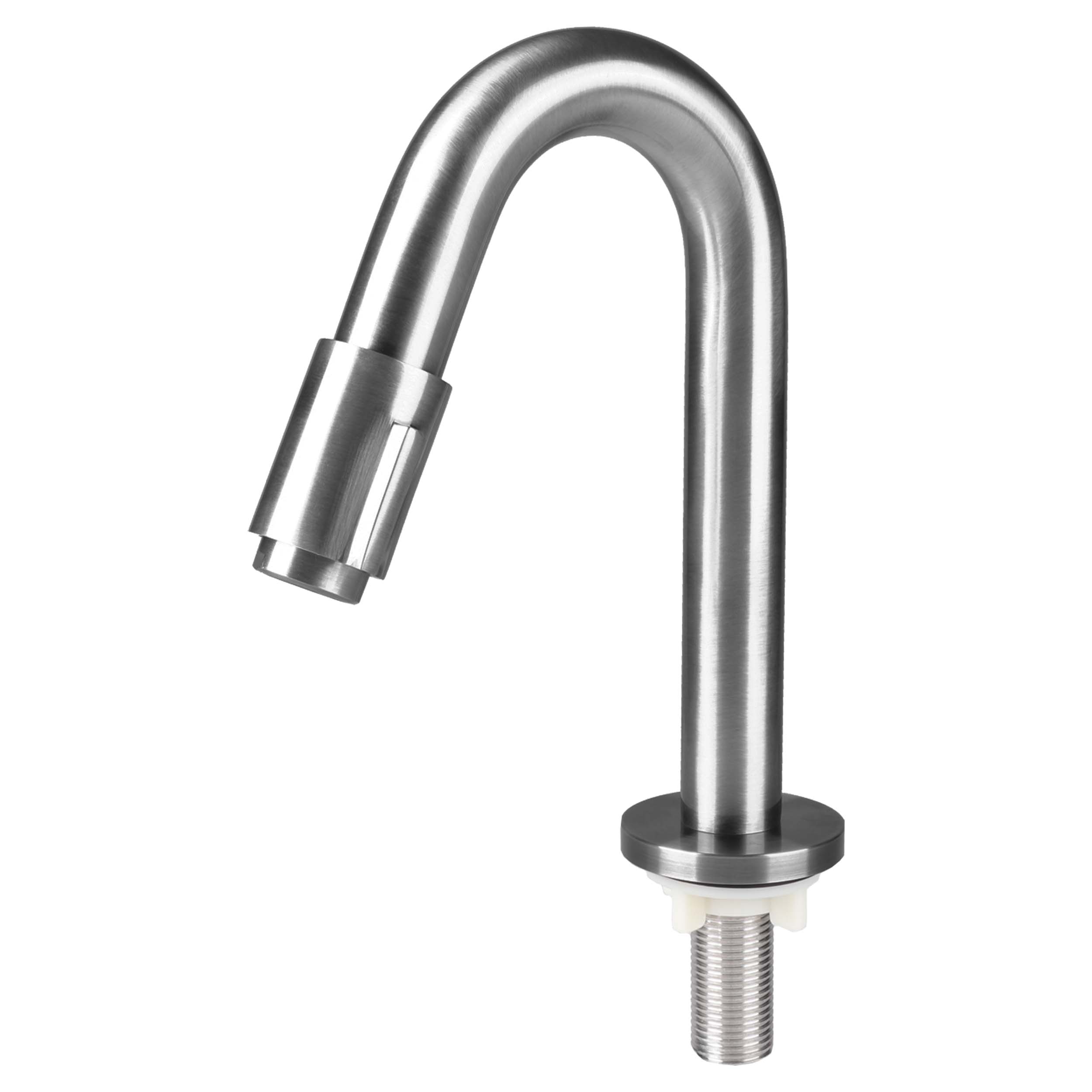 30.416.31 Differnz  koudwaterkraan gebogen mat chroom 19 cm