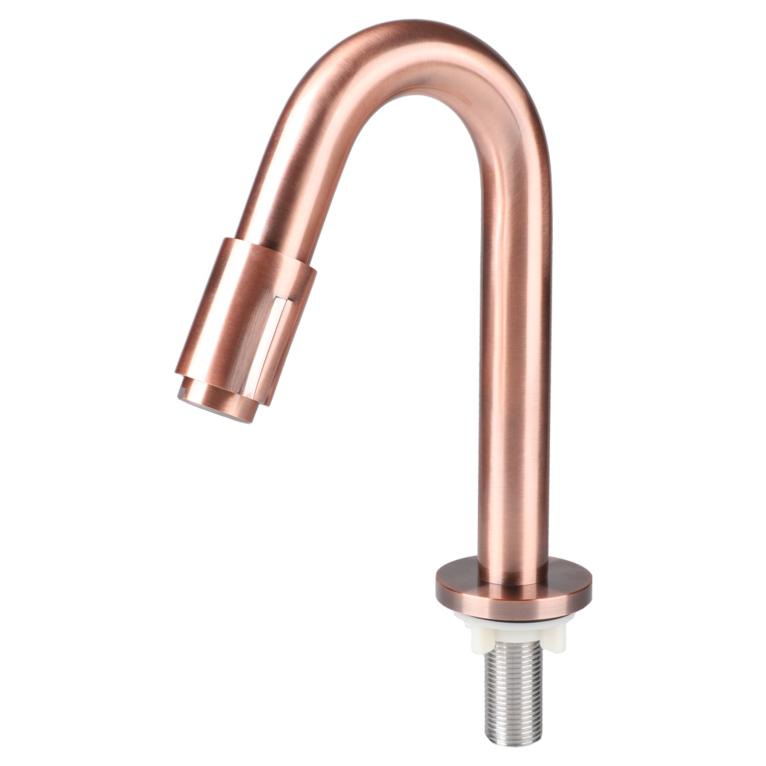 30.416.33 Differnz  koudwaterkraan gebogen rood koper 19 cm