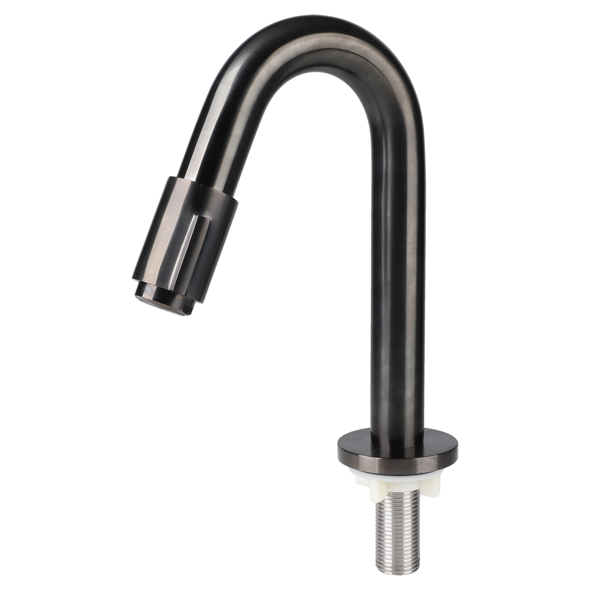 30.416.35 Differnz  koudwaterkraan gebogen gun metal 19 cm
