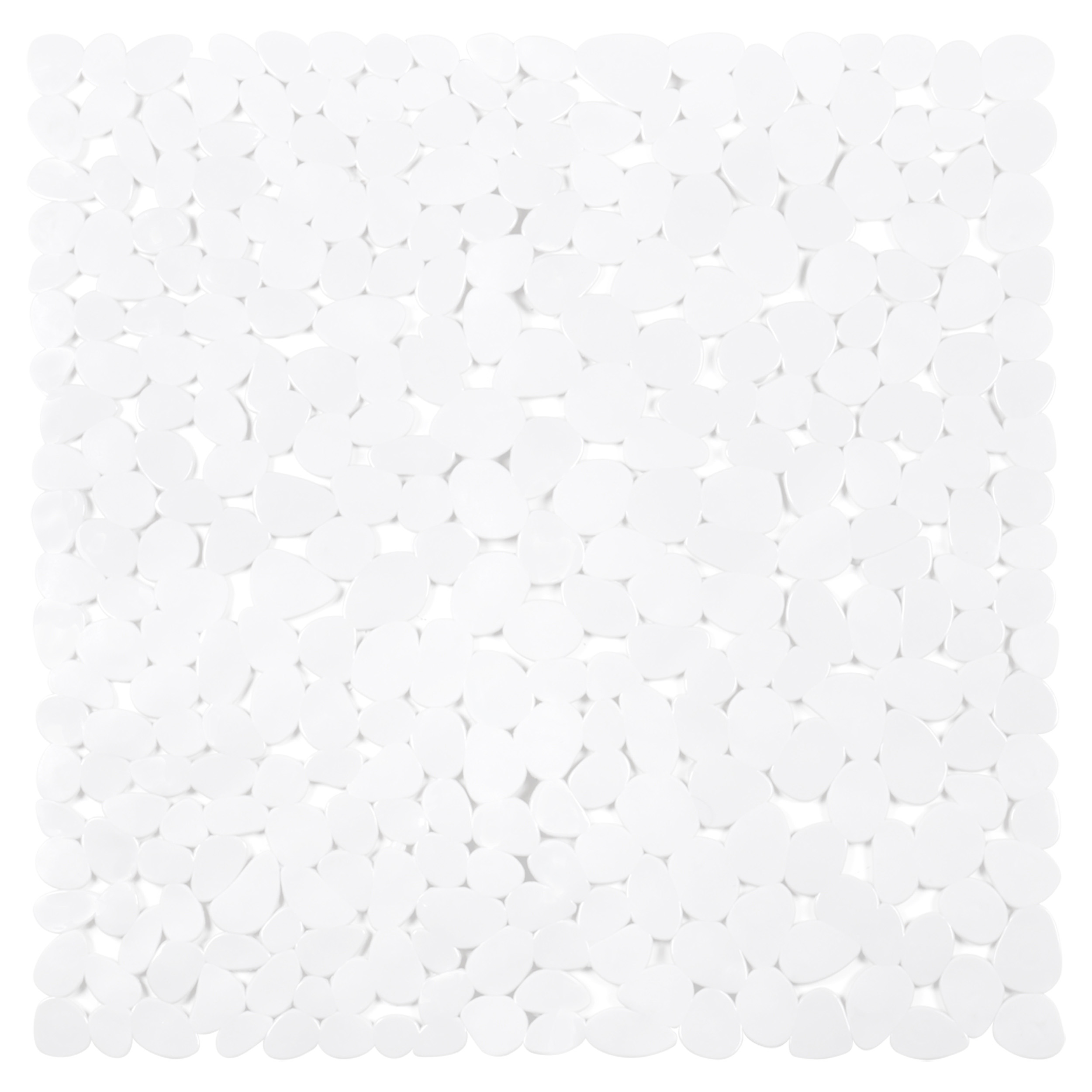 31.002.03 Differnz Lapis inlegmat douche - 100% PVC - anti-slip laag wit 54 x 54 cm