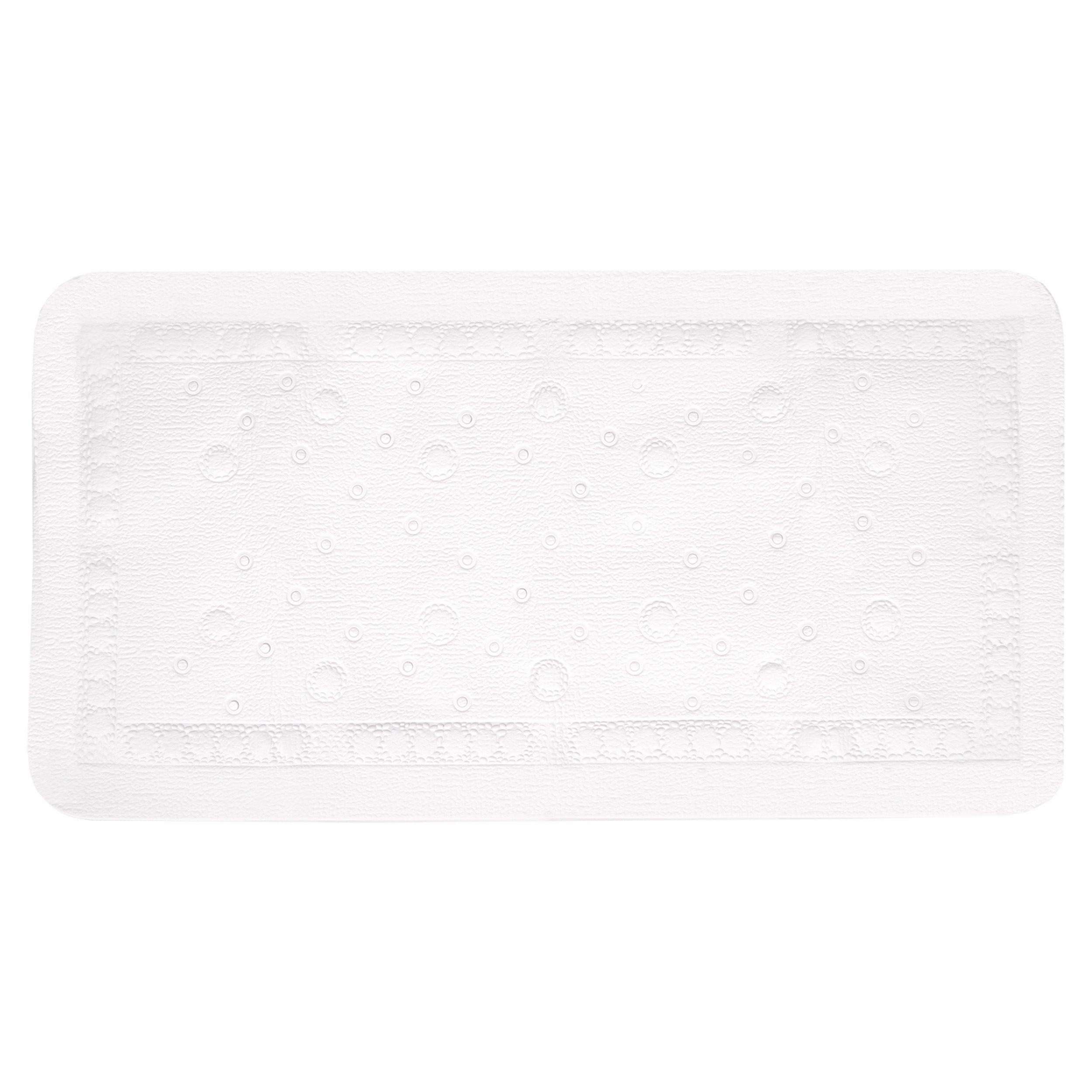 31.002.08 Differnz Tutus inlegmat bad - 100% PVC - anti-slip laag wit 68 x 36 cm