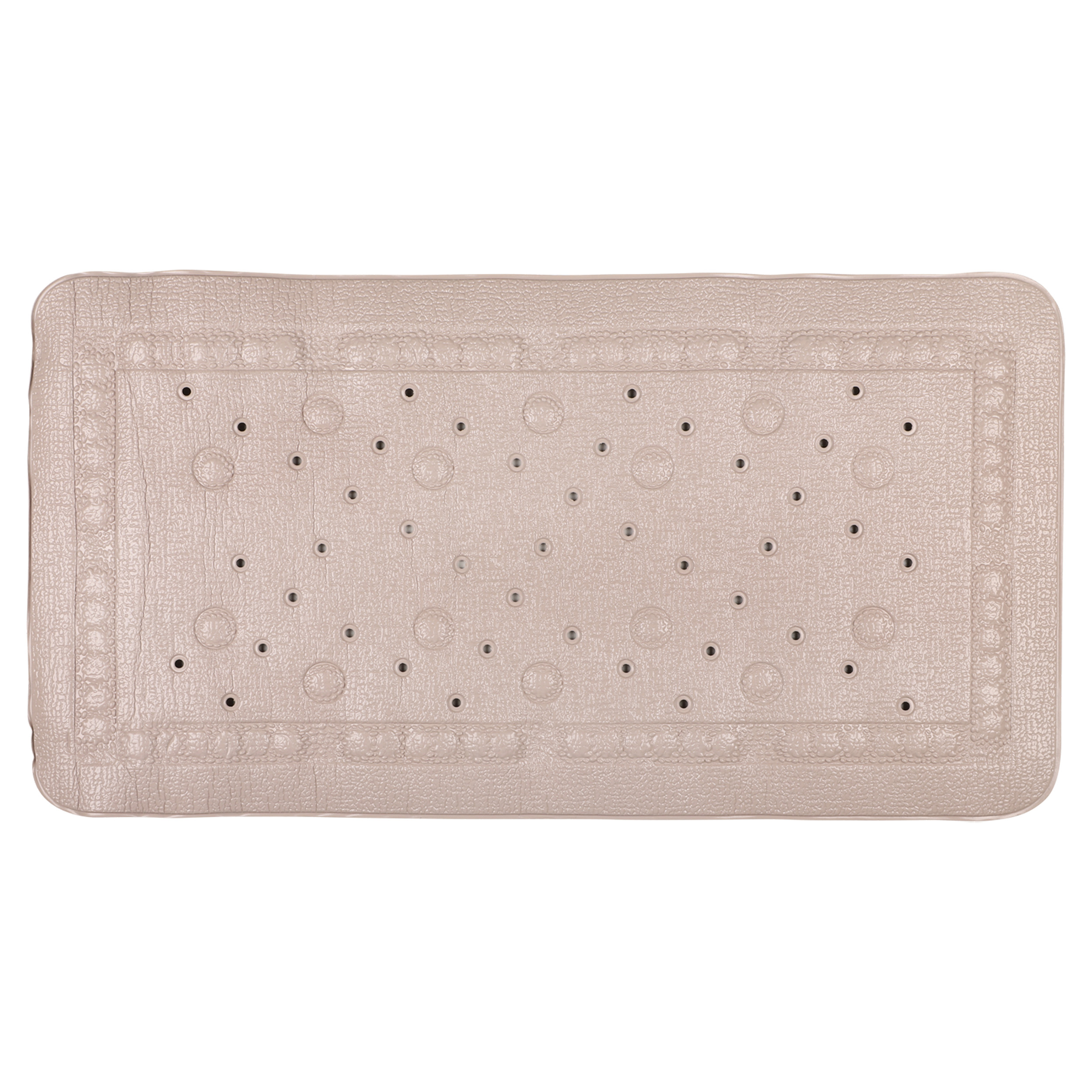 31.002.10 Differnz Tutus inlegmat bad - 100% PVC - anti-slip laag taupe 68 x 36 cm