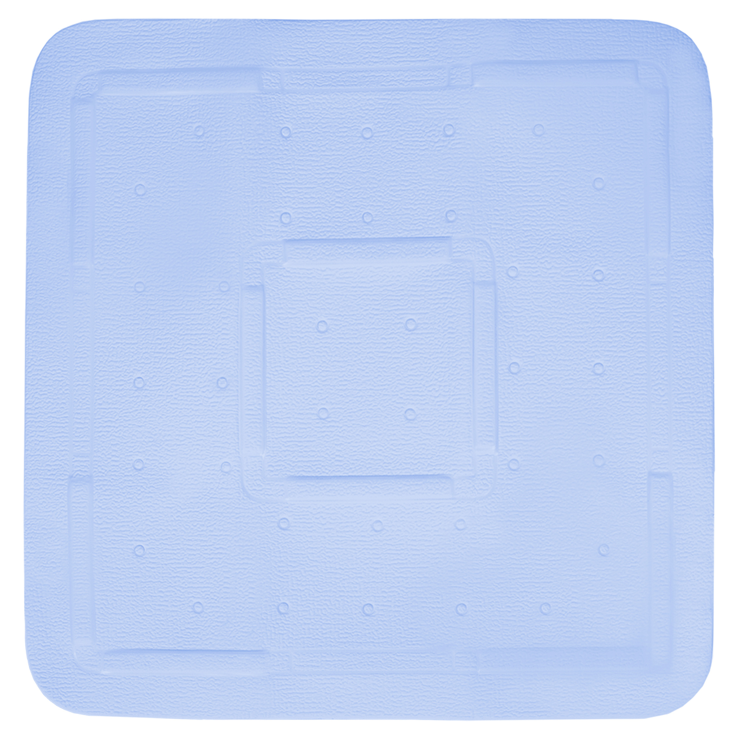 31.002.13 Differnz Tutus inlegmat douche - 100% PVC - anti-slip laag - 55 x 55 cm - blauw