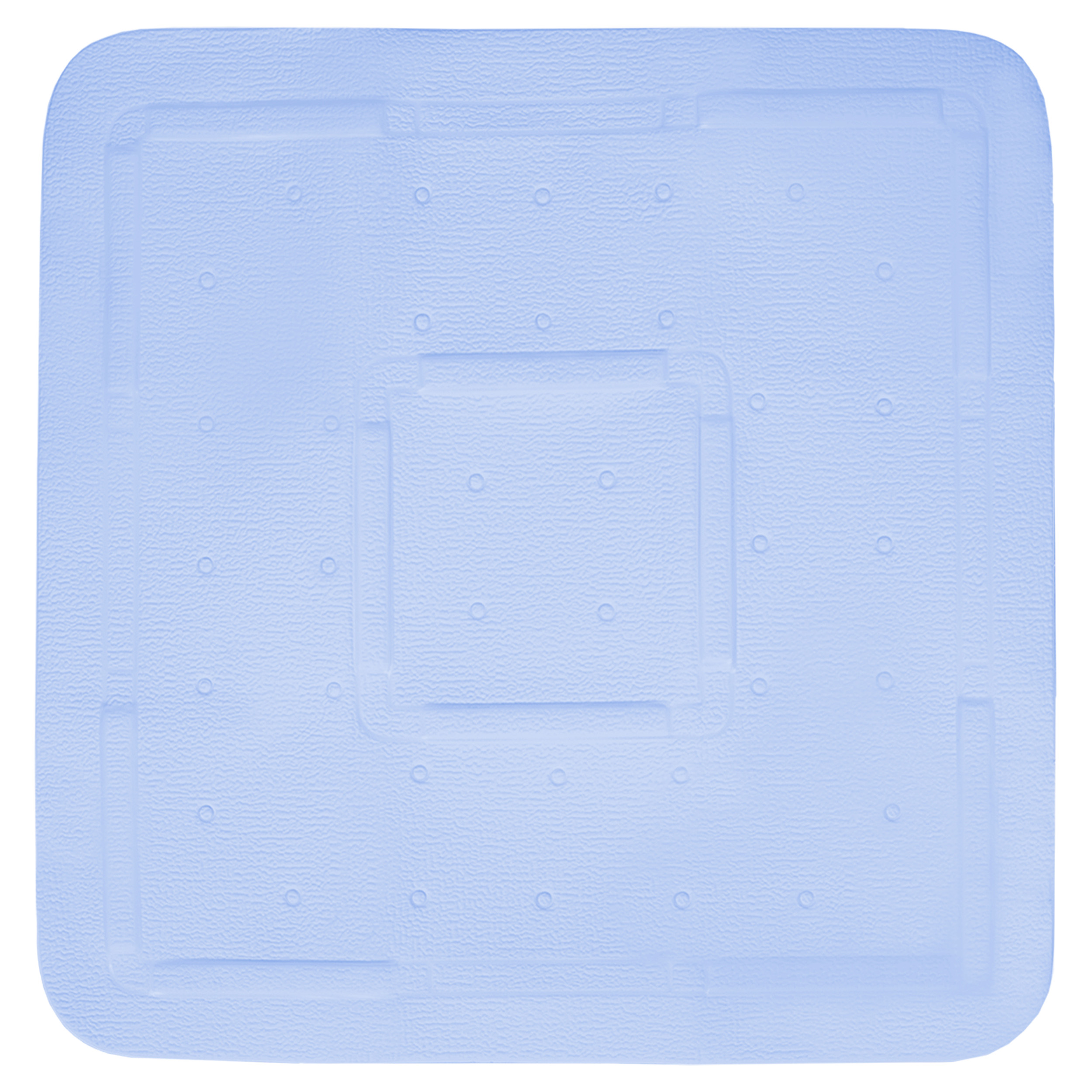31.002.13 Differnz Tutus inlegmat douche - 100% PVC - anti-slip laag blauw 55 x 55 cm