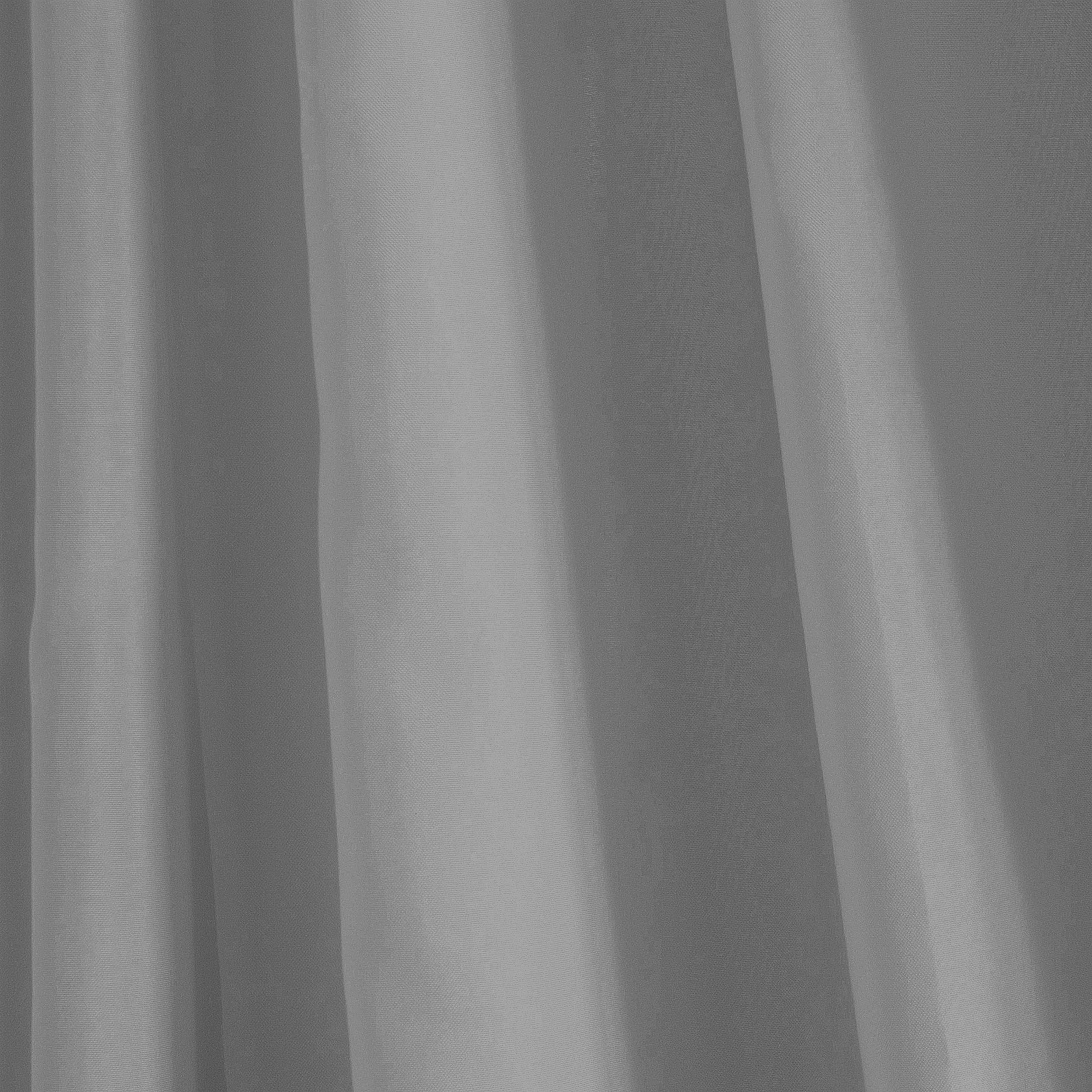 31.010.14 Differnz Color douchegordijn 100% polyester - verzwaarde onderzoom - 180 x 200 cm - grijs