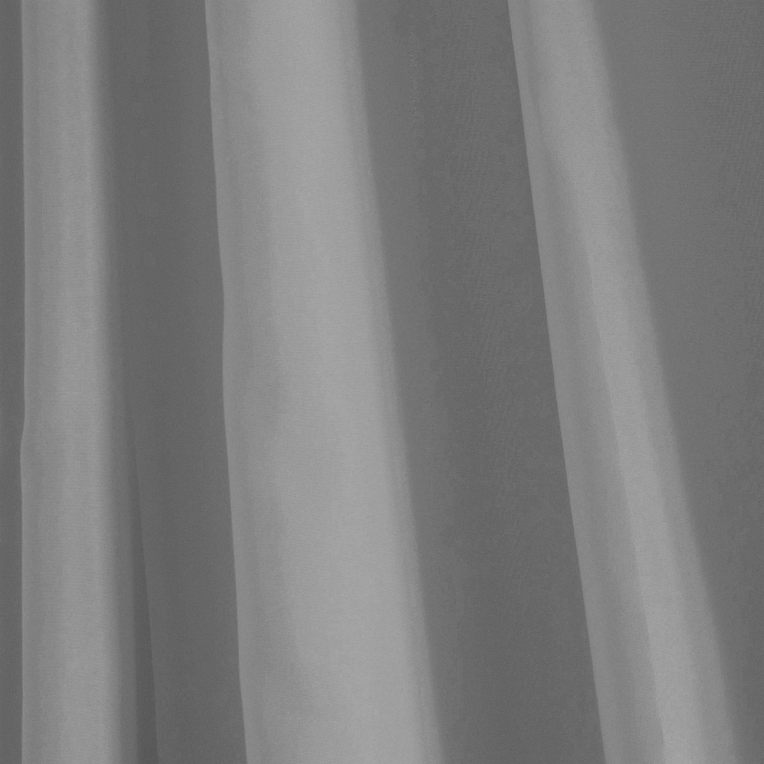 31.010.14 Differnz Color douchegordijn 100% polyester - verzwaarde onderzoom grijs 180 x 200 cm