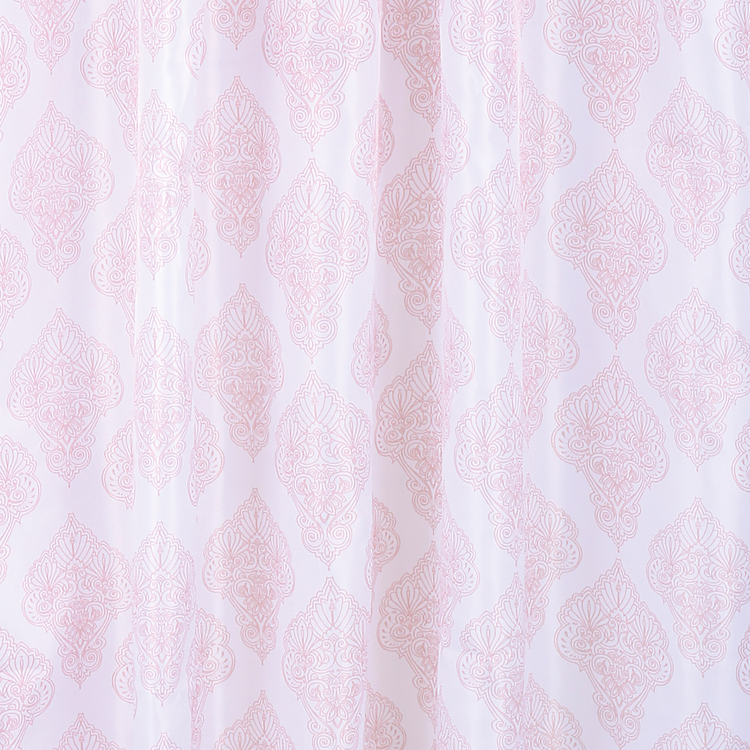 31.010.30 Differnz Boho douchegordijn 100% polyester - verzwaarde onderzoom - 180 x 200 cm - pink