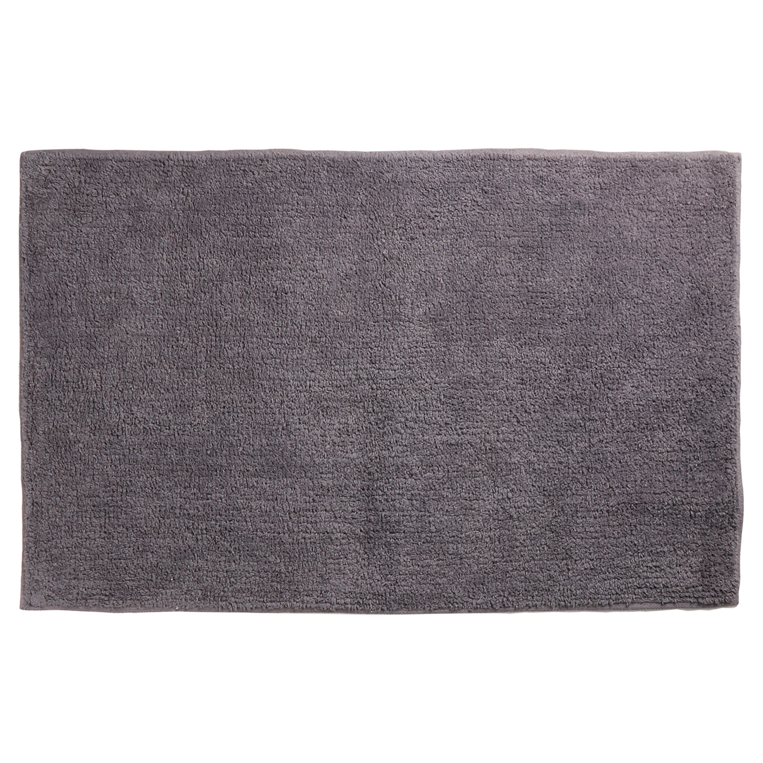 31.110.10 Differnz Initio badmat 100% katoen - geschikt voor vloerverwarming donkergrijs 50 x 80 cm