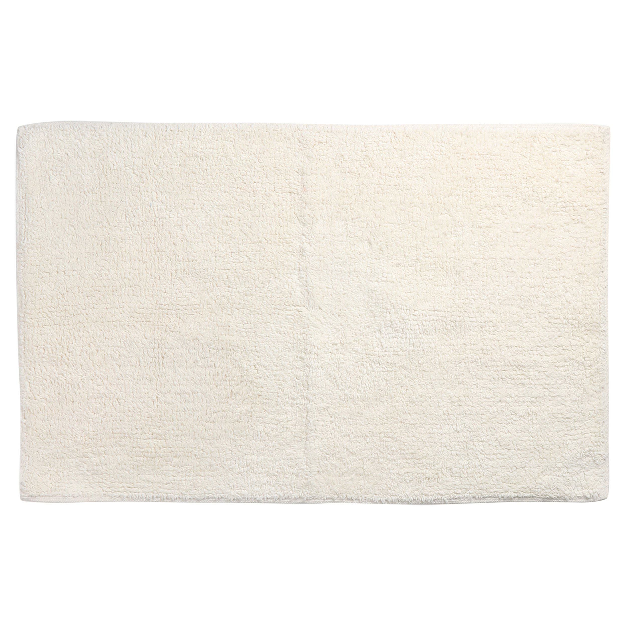 31.110.12 Differnz Initio badmat 100% katoen - geschikt voor vloerverwarming - 50 x 80 cm - off white