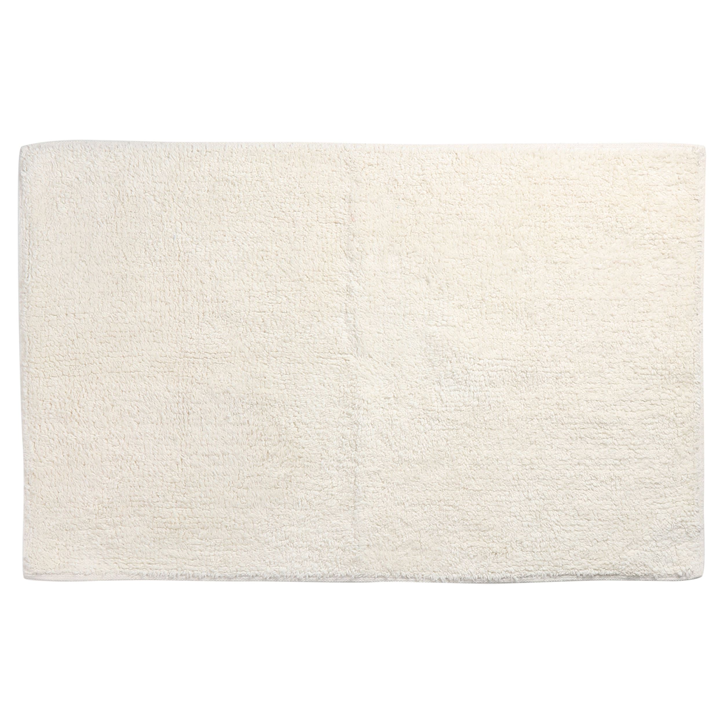 31.110.12 Differnz Initio badmat 100% katoen - geschikt voor vloerverwarming off white 50 x 80 cm