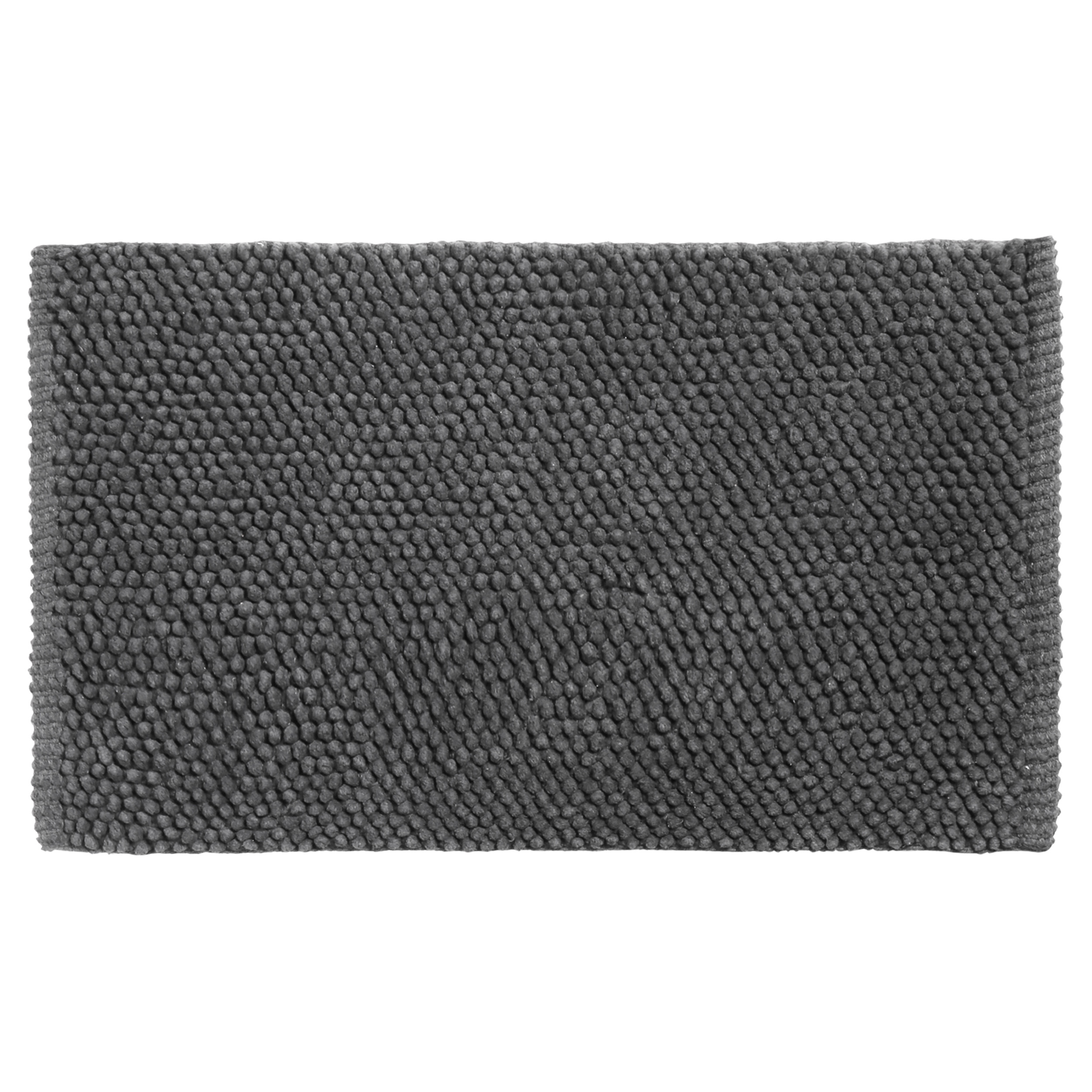 31.110.14 Differnz Popcorn badmat 100% katoen - geschikt voor vloerverwarming antraciet 50 x 80 cm