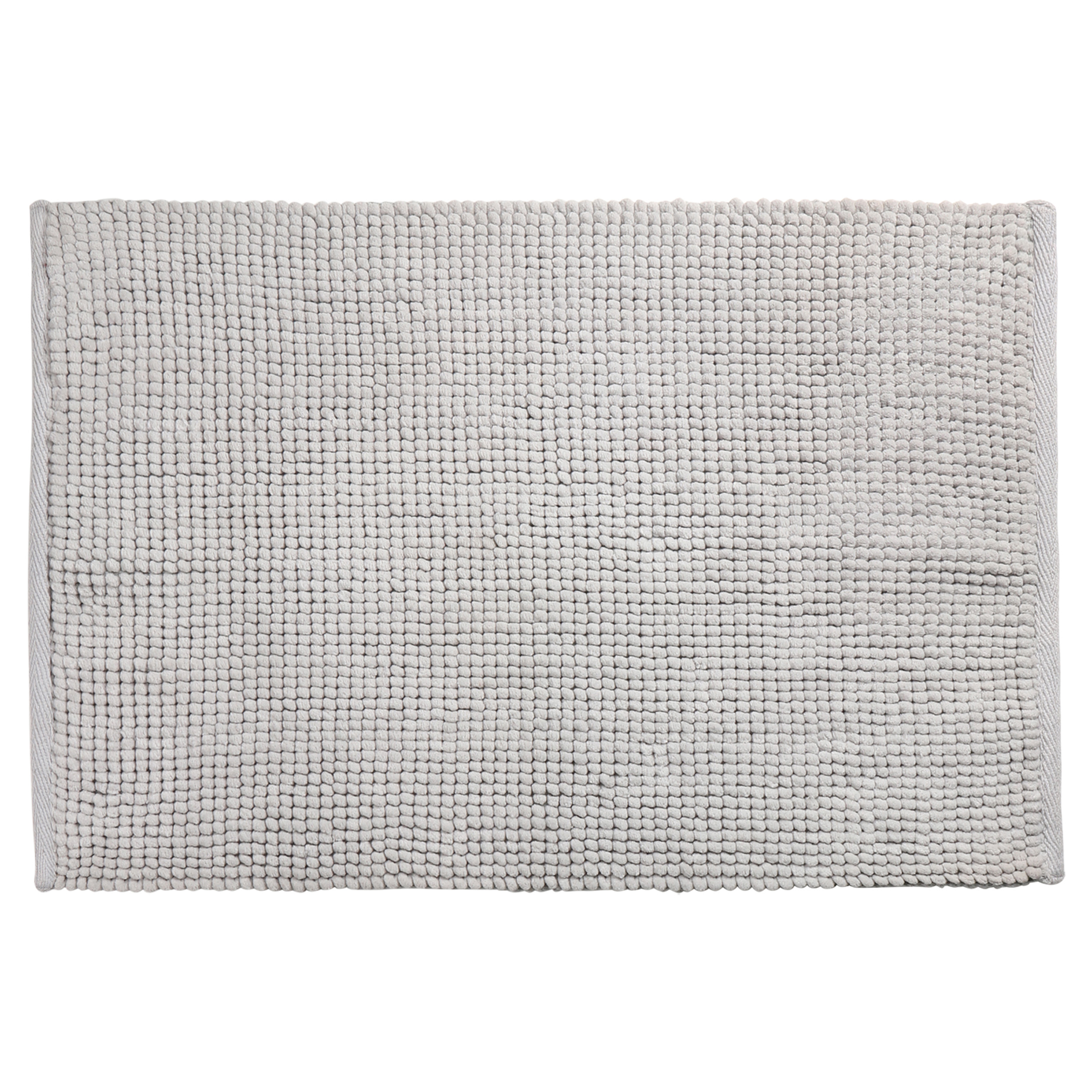 31.110.24 Differnz Candore badmat 100% microfiber - geschikt voor vloerverwarming - 50 x 80 cm - licht grijs