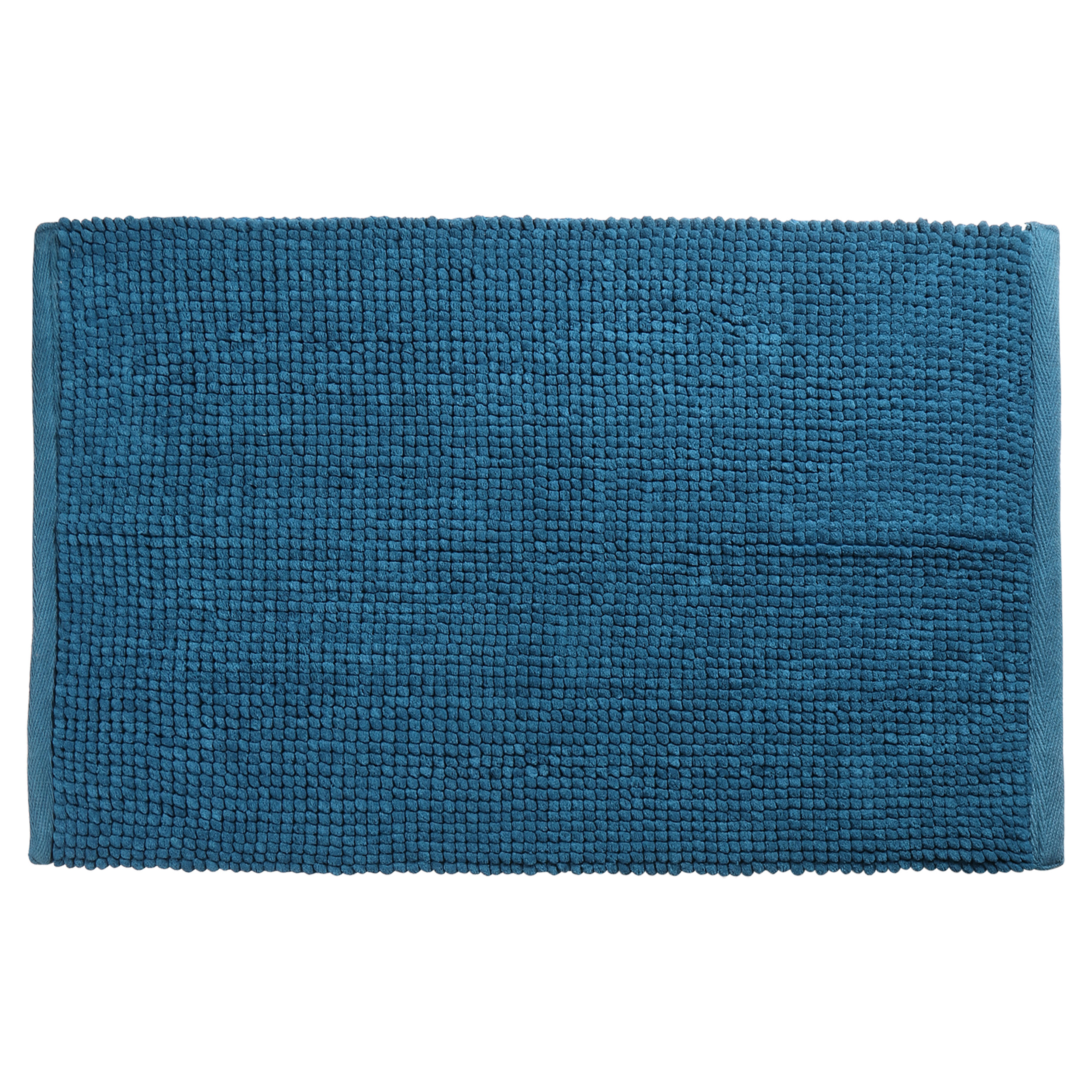 31.110.26 Differnz Candore badmat 100% microfiber - geschikt voor vloerverwarming petrol 50 x 80 cm