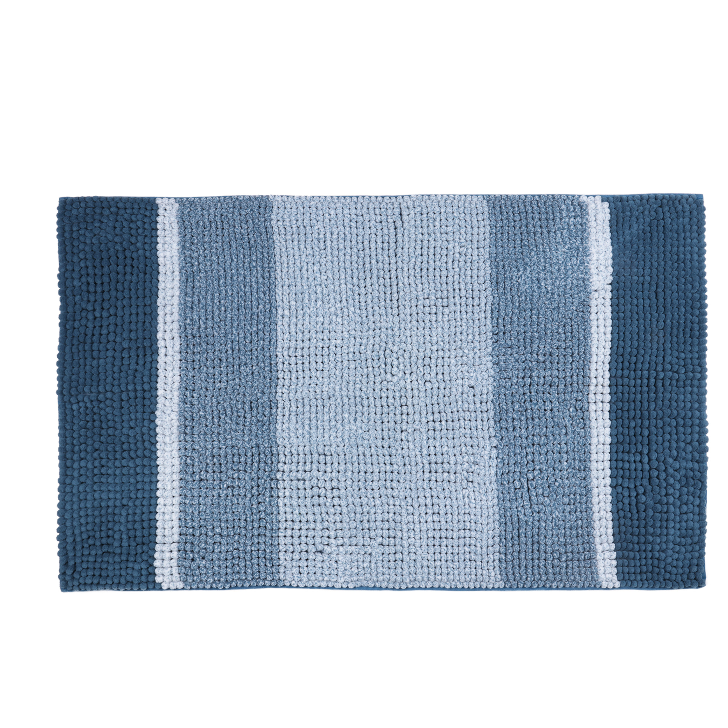 31.110.35 Differnz Fading badmat 100% microfiber - geschikt voor vloerverwarming blauw 60 x 90 cm