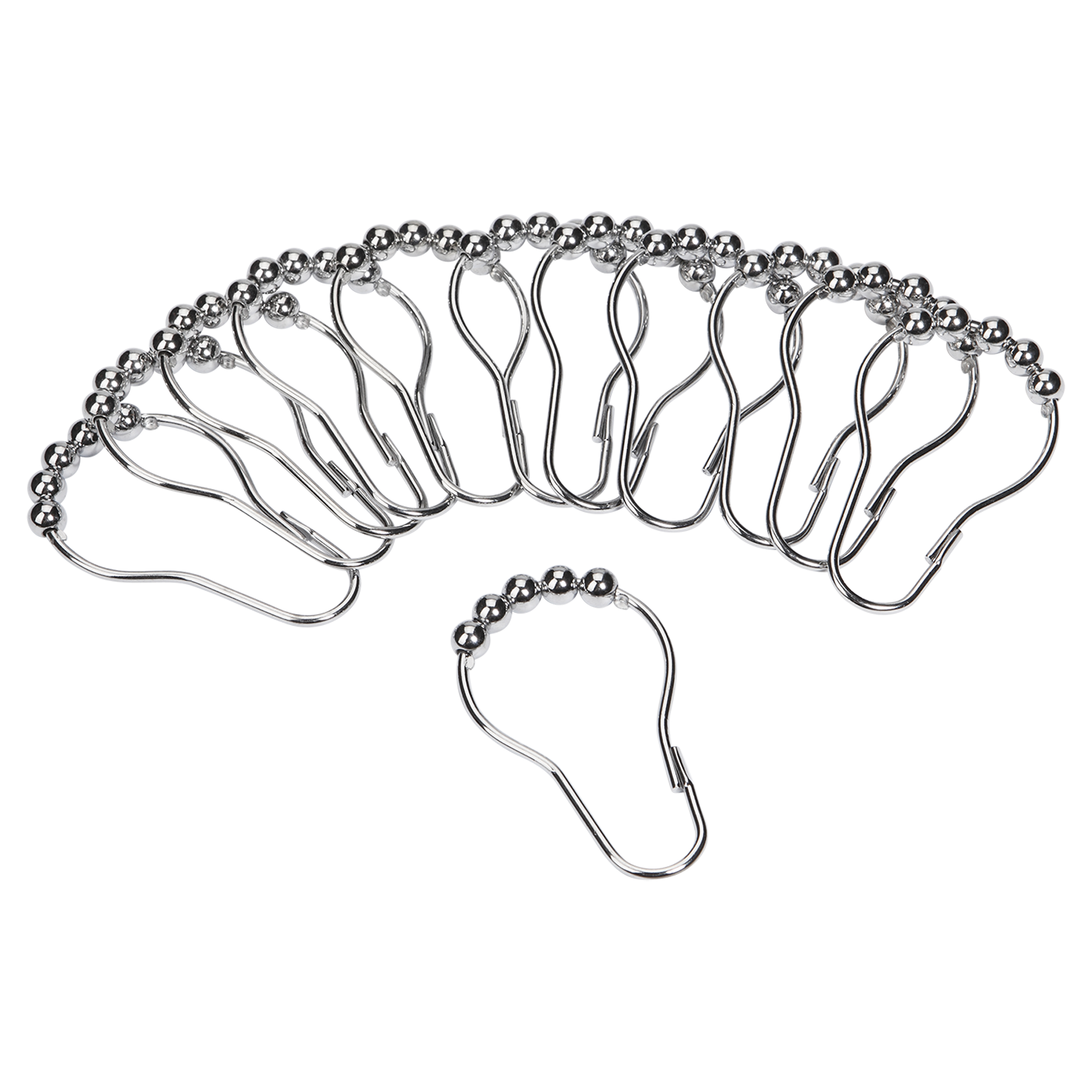 32.000.00 Differnz Anello douchegordijnringen Anello chroom 6 x 4 cm