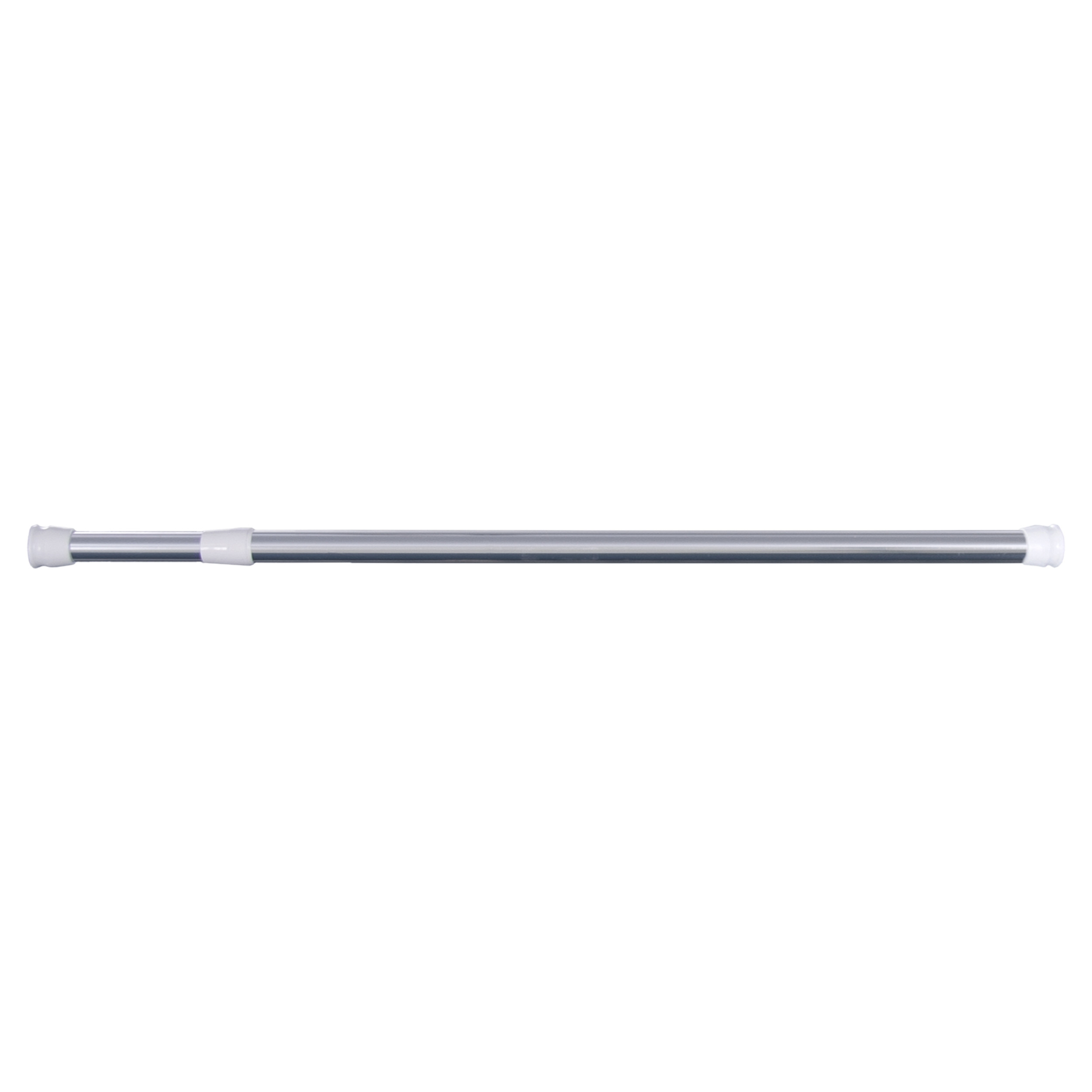 32.310.41 Differnz Round douchegordijnstang aluminium veredeld - om vast te klemmen - chroom chroom 75 x 125 cm
