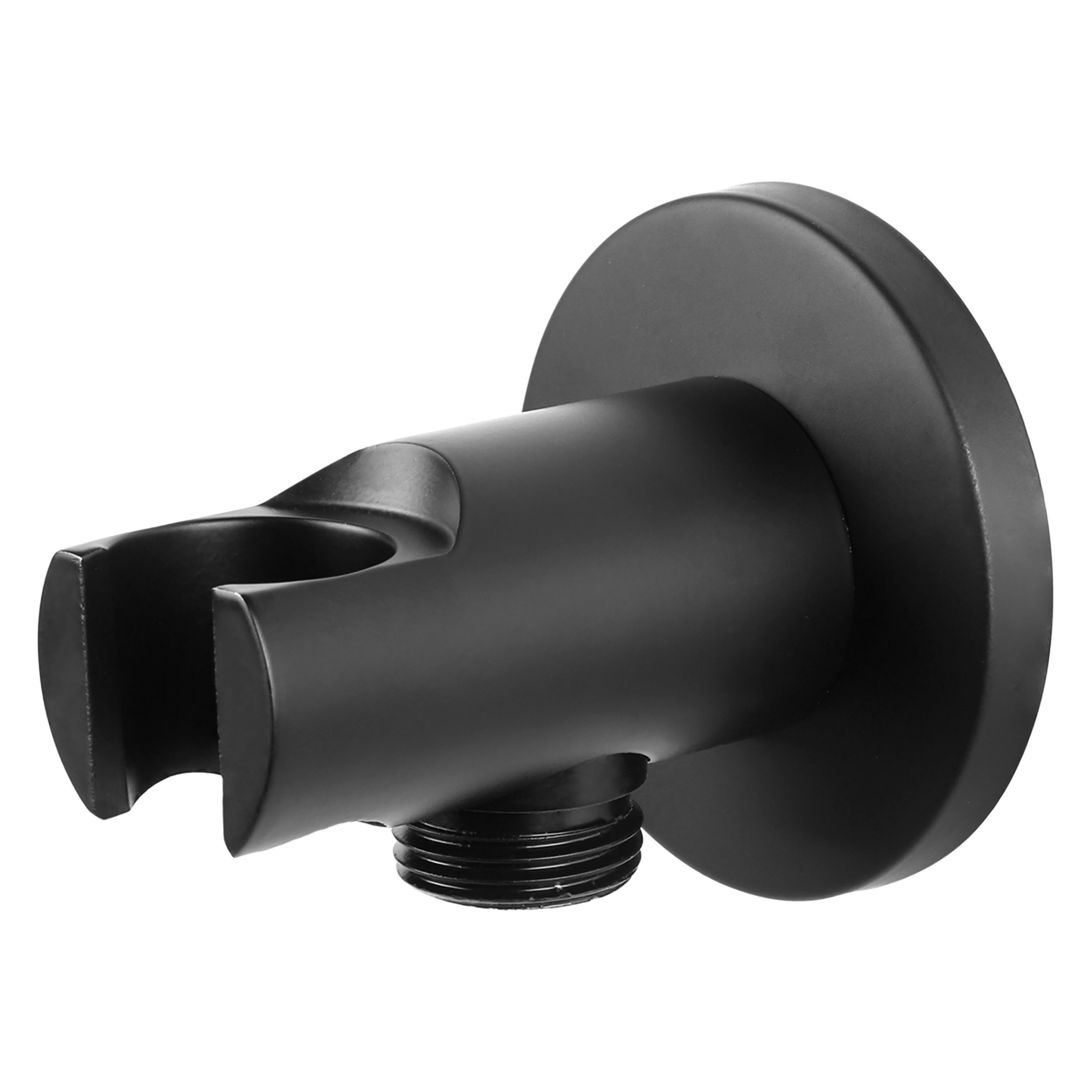 33.002.17 Differnz  handdouche houder inbouw zwart 6 x 3.8 x 3 cm