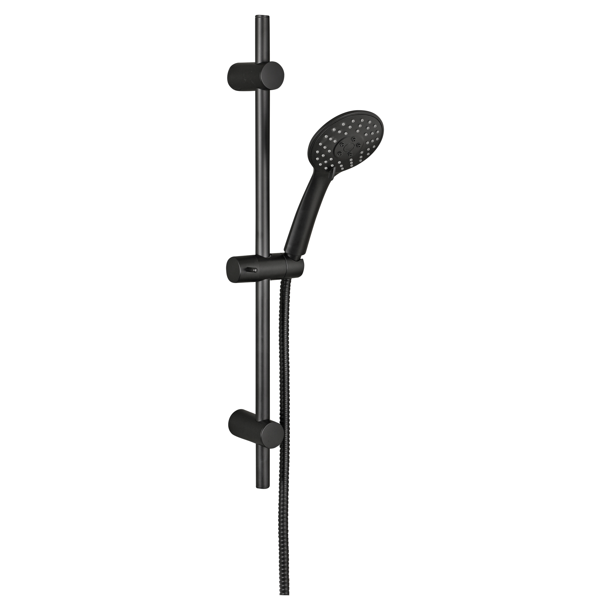 33.200.11 Differnz  doucheset 3-standen - deluxe mat zwart Ø 10 cm - 54 cm