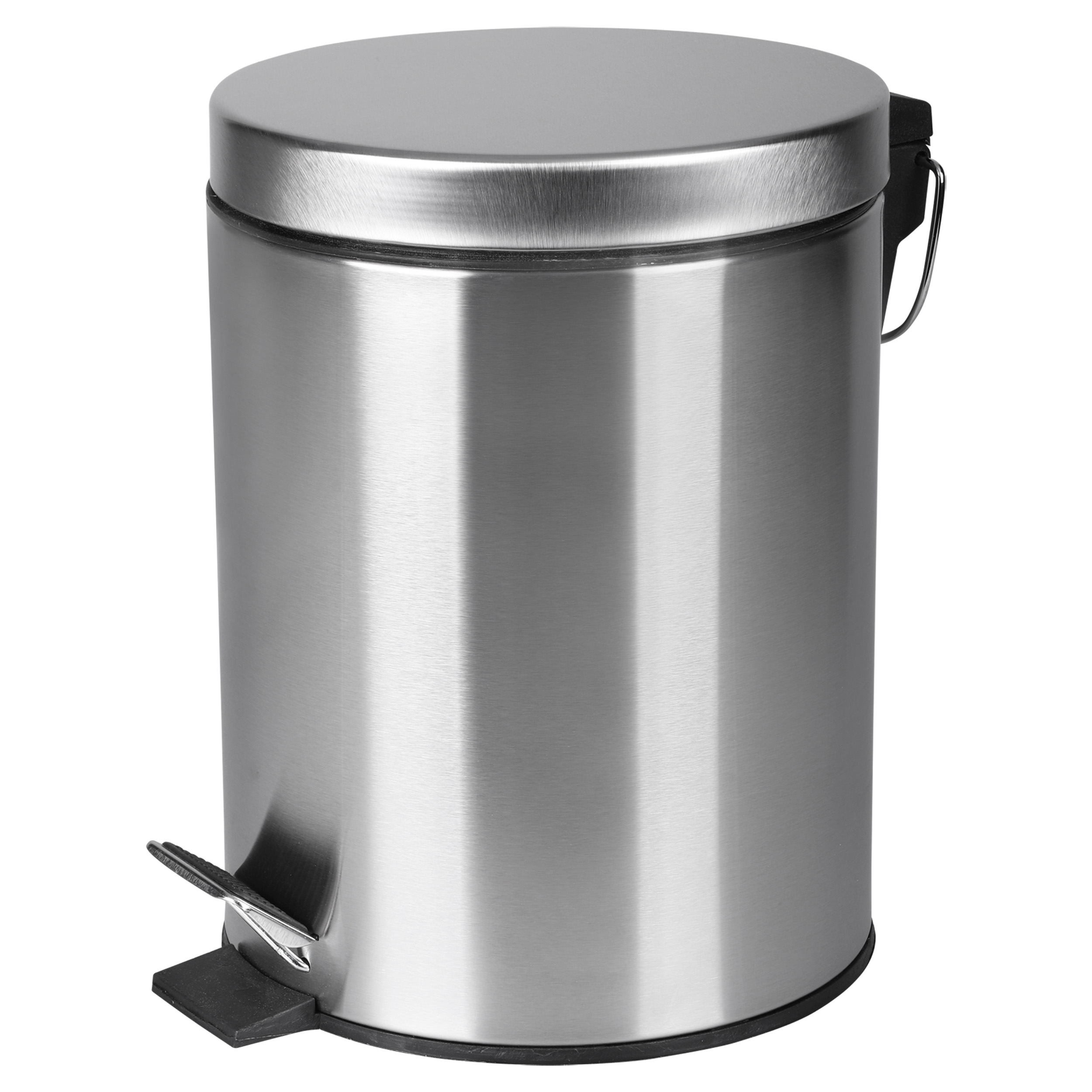 34.004.07 Differnz  pedaalemmer 5 liter mat chroom 27.5 x 20 cm