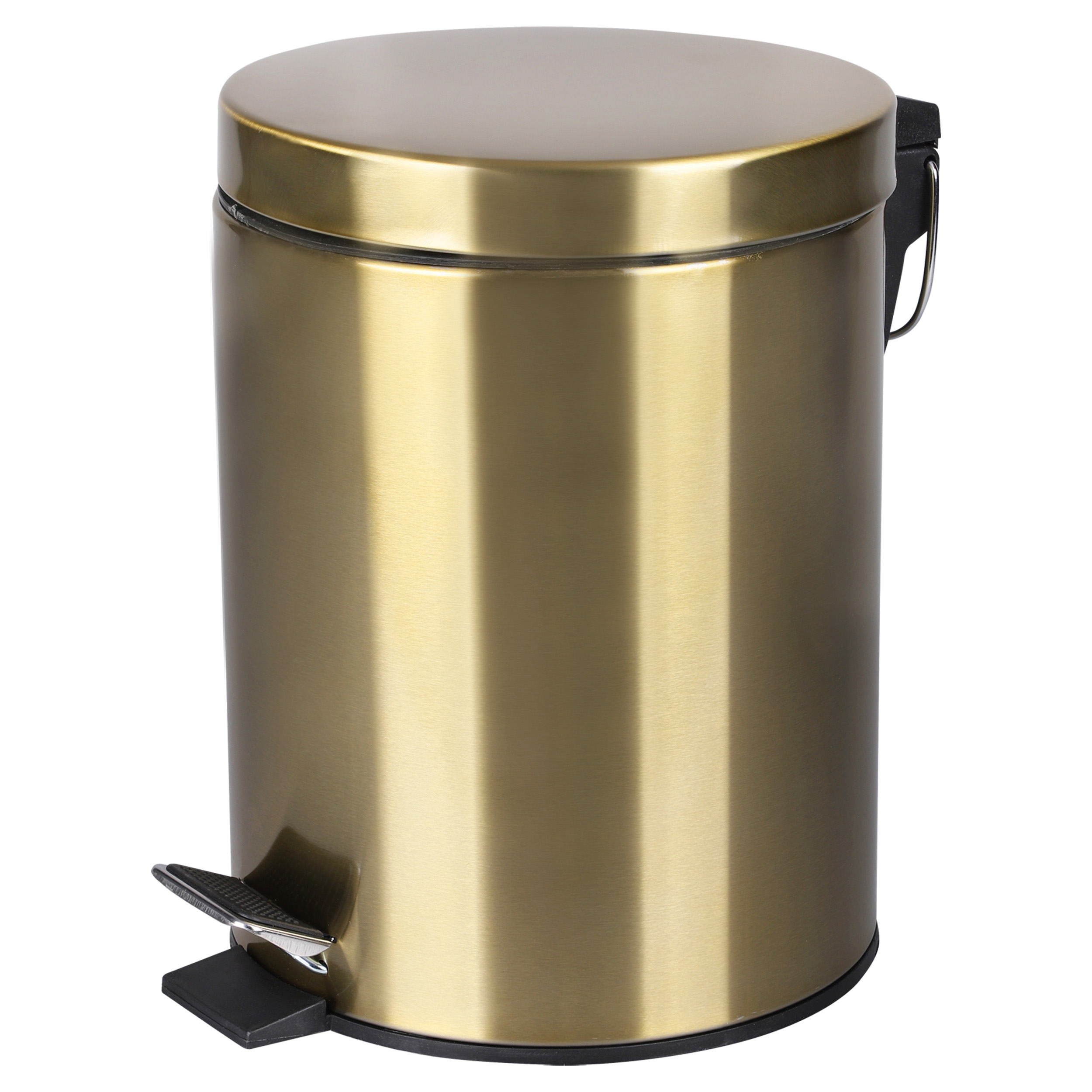 34.004.10 Differnz  pedaalemmer 5 liter mat goud 27.5 x 20 cm