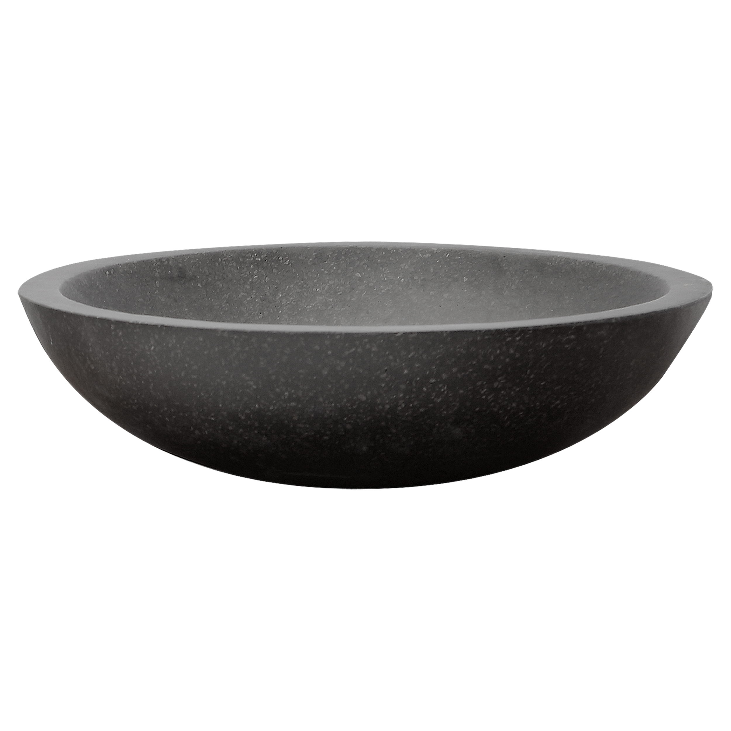 36.005.03 Differnz Puur waskom terrazzo zwart Ø 45 x 12.5 cm