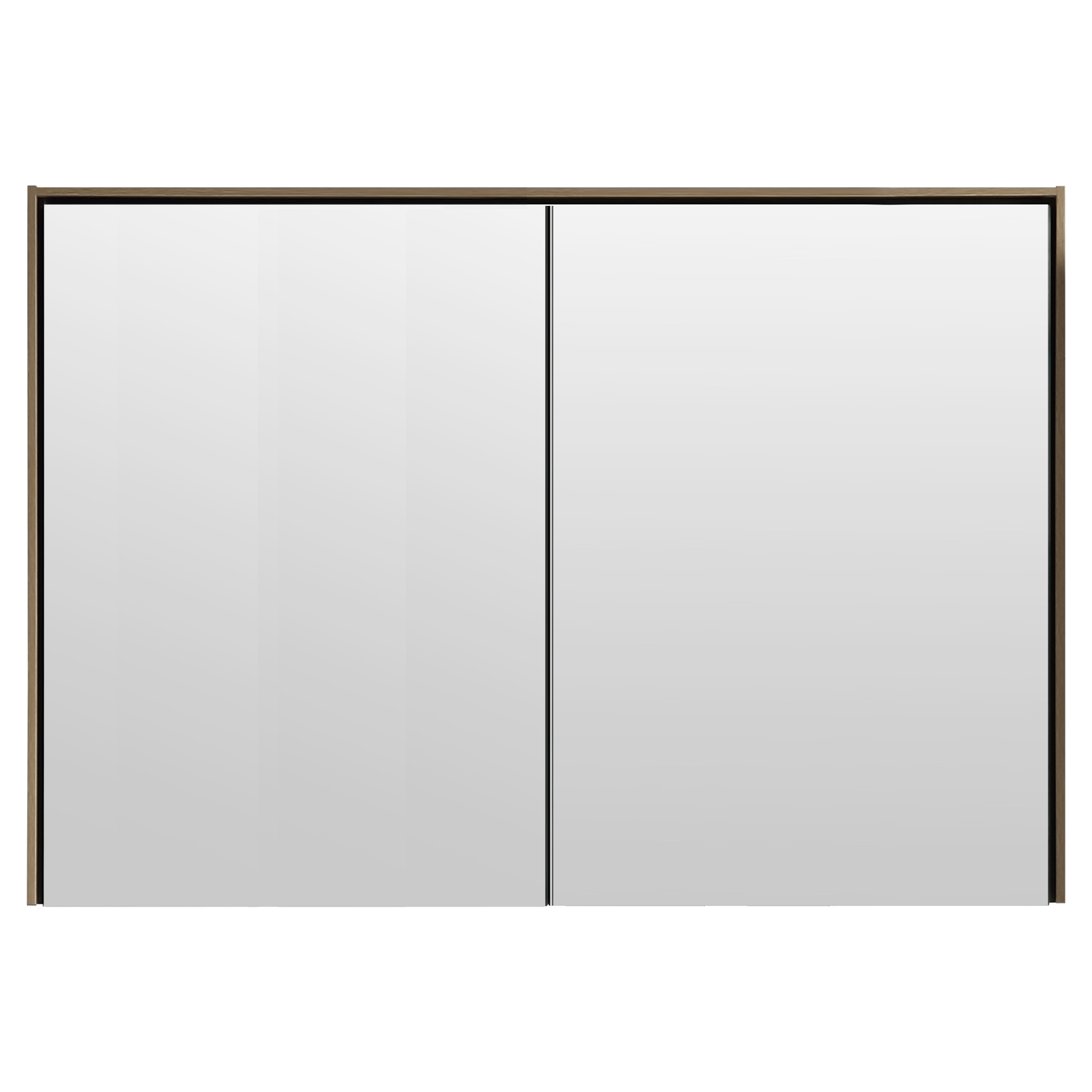 36.011.65 Differnz Legs spiegelkast  groen 90 x 15 x 75 cm