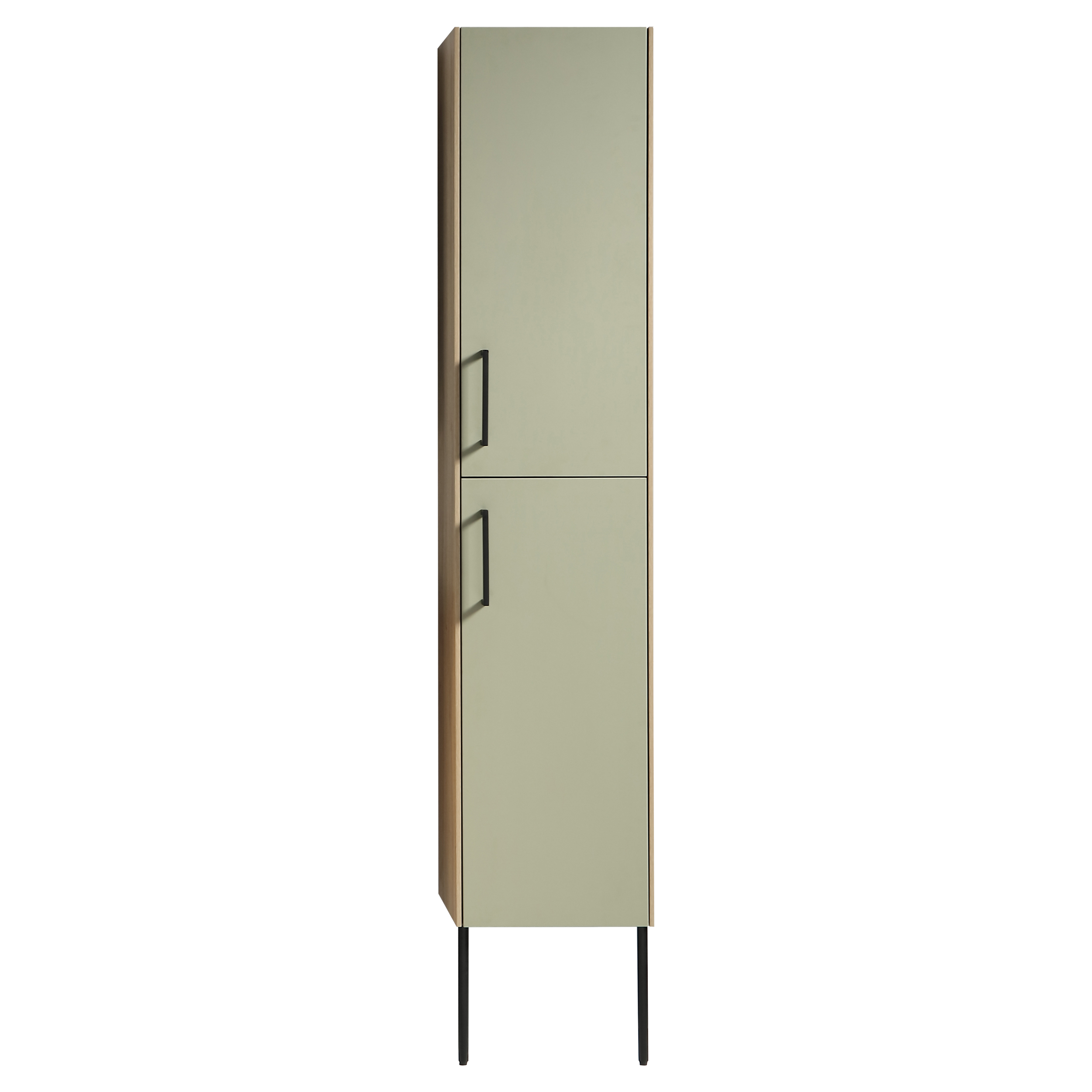36.011.68 Differnz Legs hoge kast links en rechts, groen 35 x 30 x 160 cm