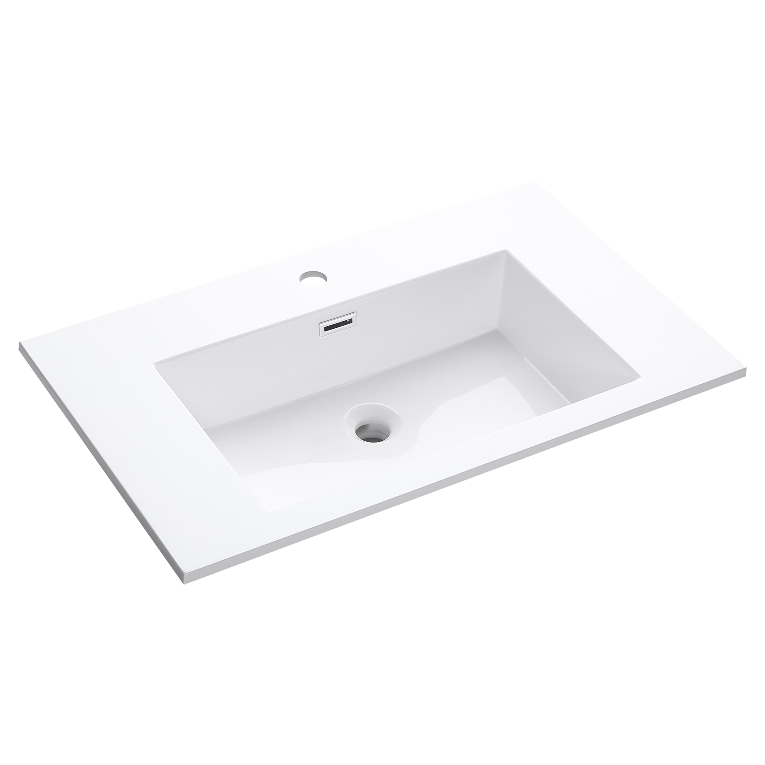 36.011.82 Differnz Industrial wastafel  wit 75 x 46 cm