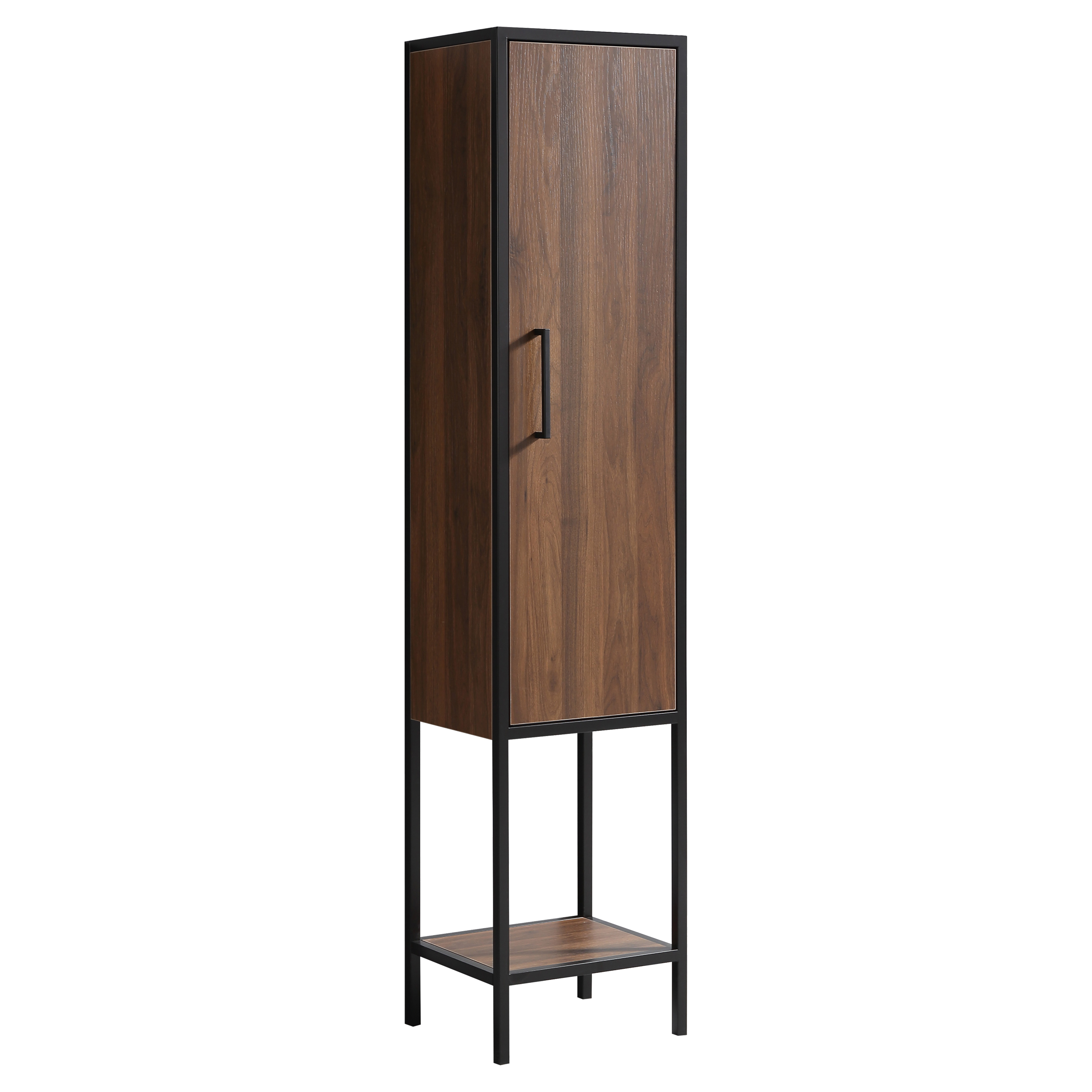 36.011.94 Differnz Industrial kolomkast  walnut 35 x 30 x 160 cm
