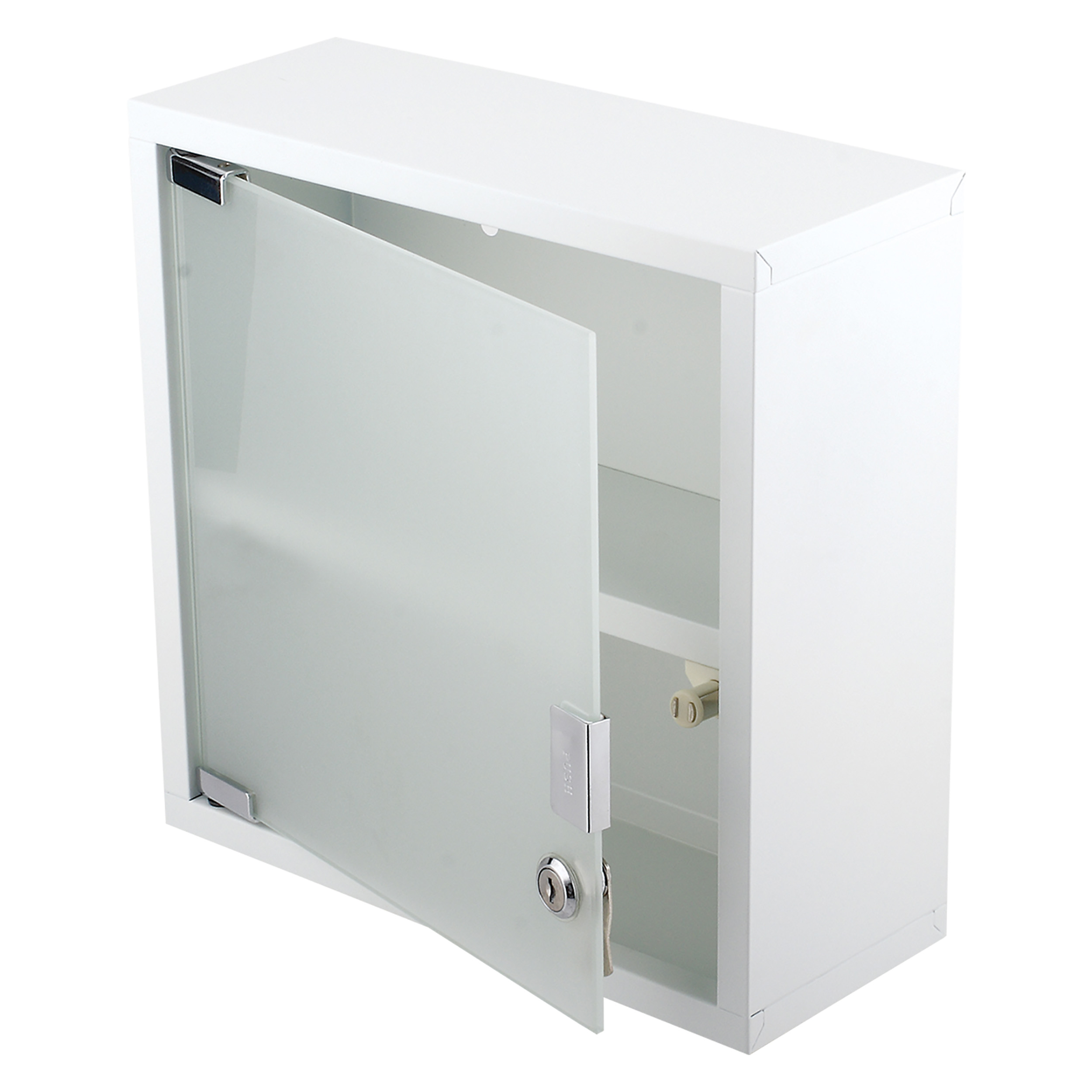 36.012.02 Differnz Quadro spiegelkast  wit 30 x 12 x 30 cm