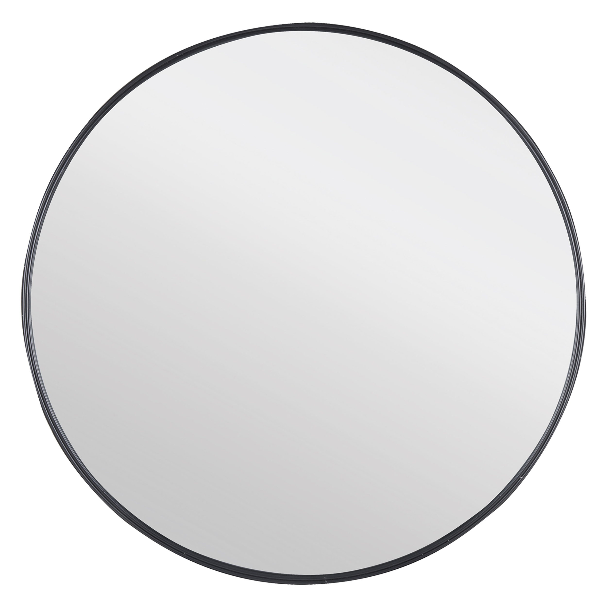 36.012.08 Differnz  spiegel rond zwart 65 x 65 cm