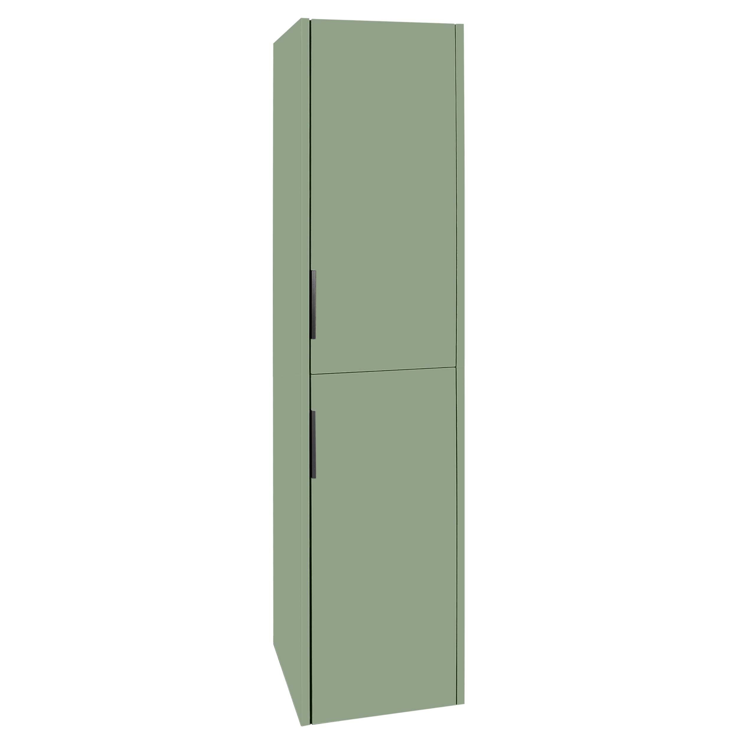 36.012.15 Differnz Bolo hoge kast knock-down - links/rechts - groen 160 x 35 x 35 cm