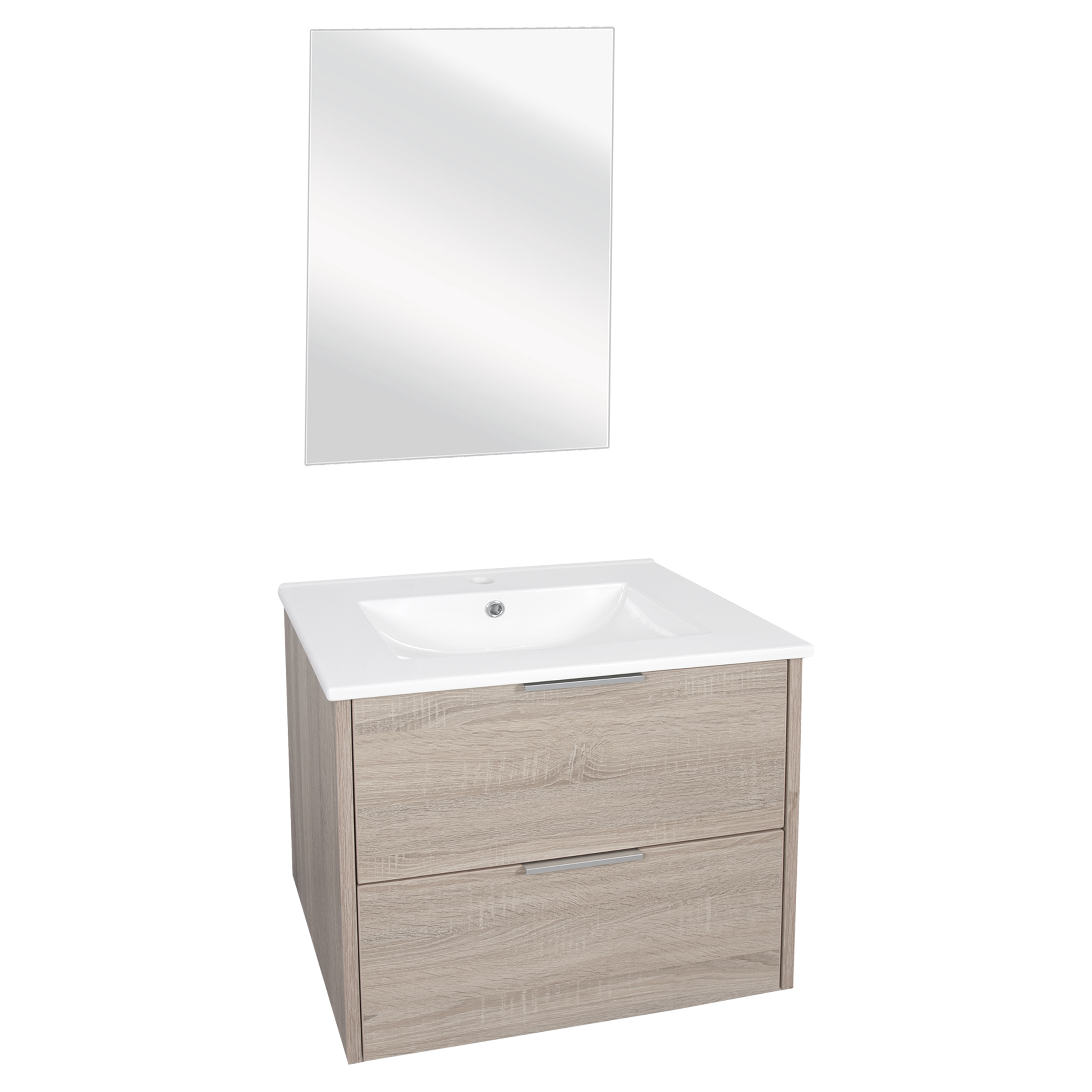 36.012.16 Differnz Bolo badmeubelset knock-down, licht eiken 60 cm