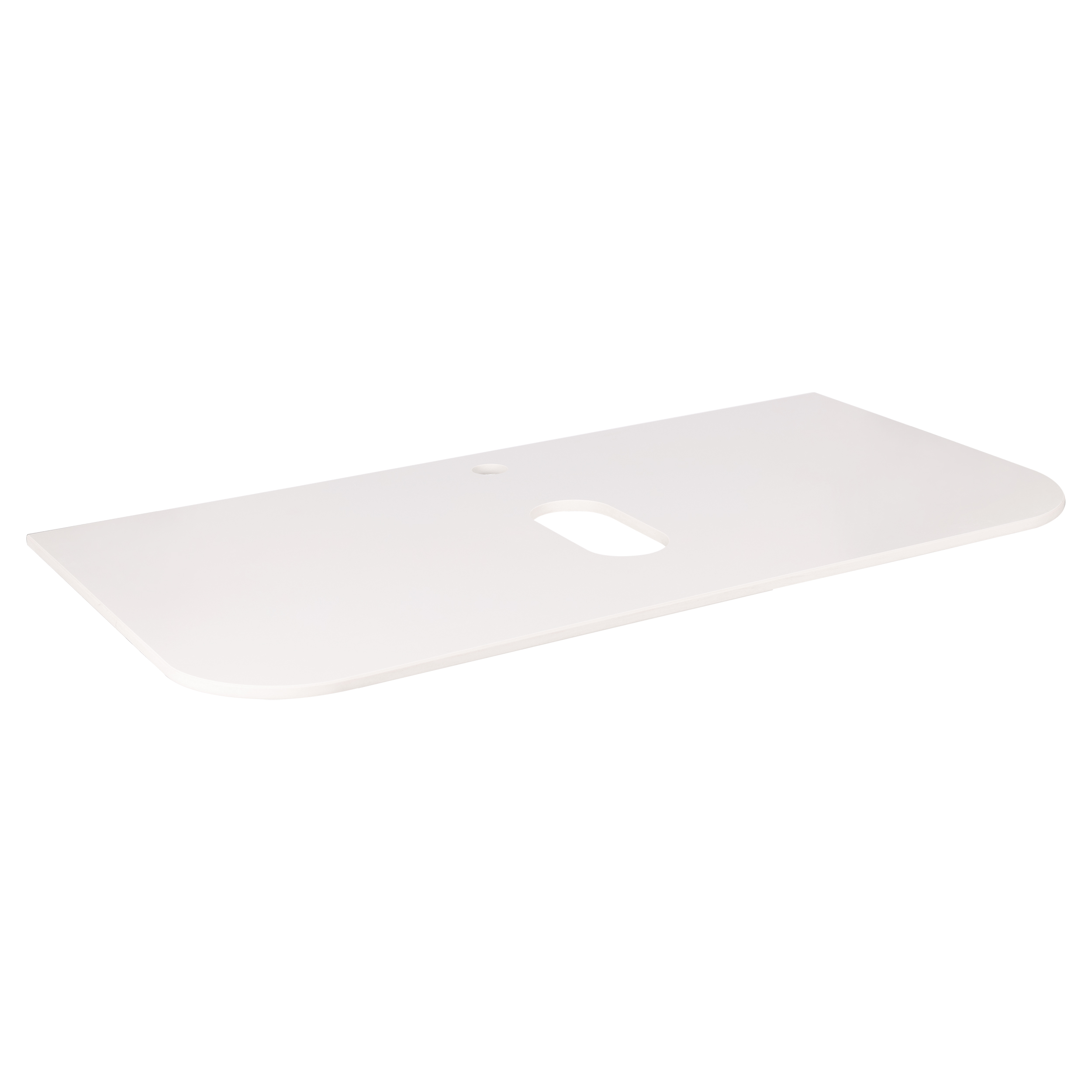36.012.40 Differnz Olle wastafelblad  wit 90 x 46 x 1.1 cm