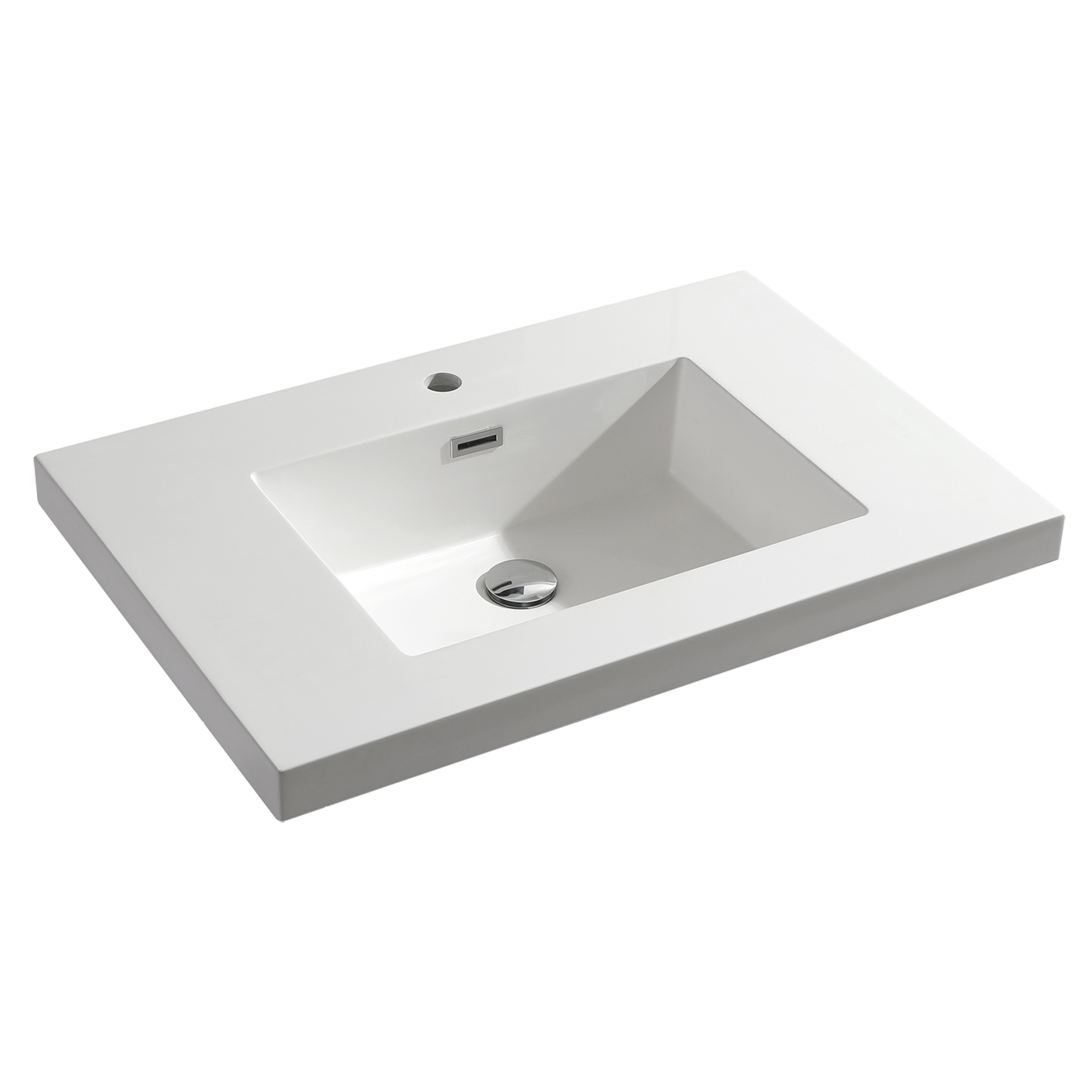 36.026.01 Differnz Reno wastafel  wit 75 x 50 x 5 cm