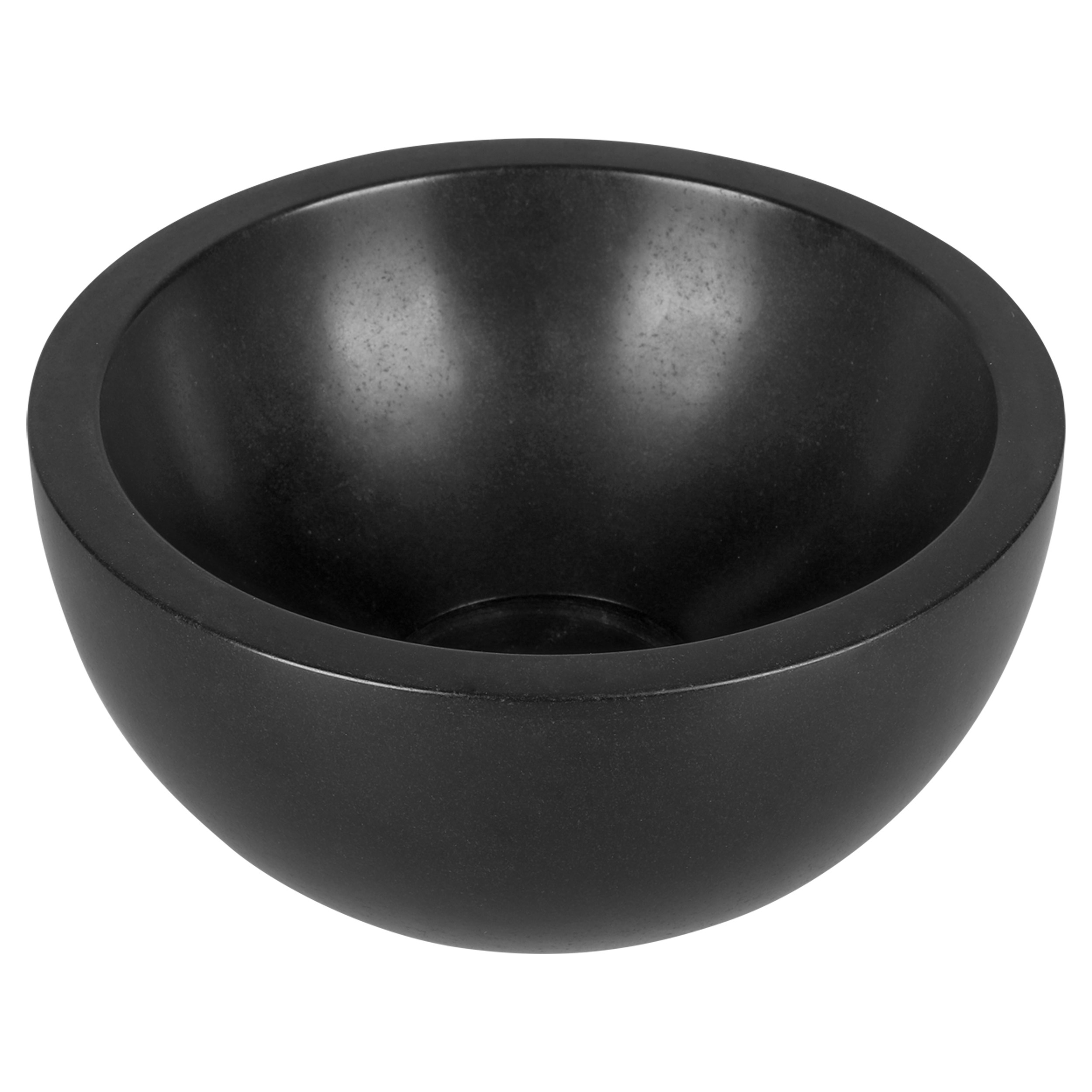 36.102.21 Differnz Boomer waskom keramiek zwart Ø 20 x 10 cm (tolerantie: +/- 5mm)