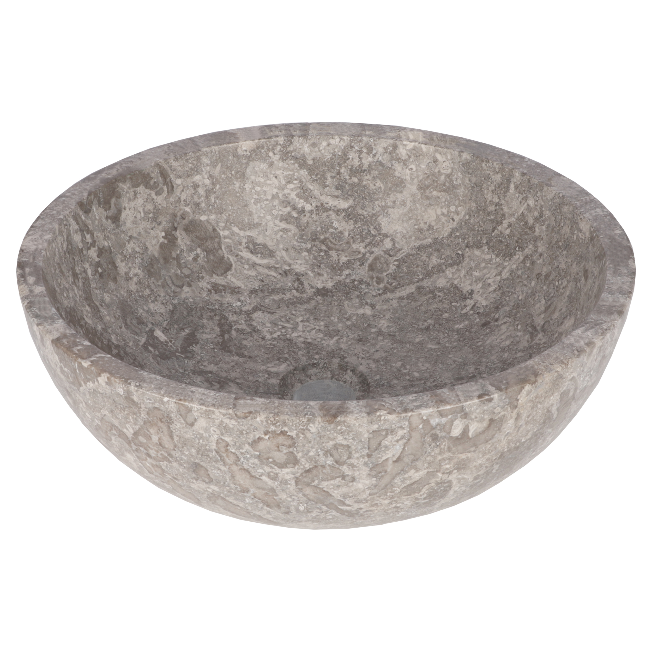 36.102.34 Differnz Boomer waskom marmer grijs Ø 21 x 12 cm