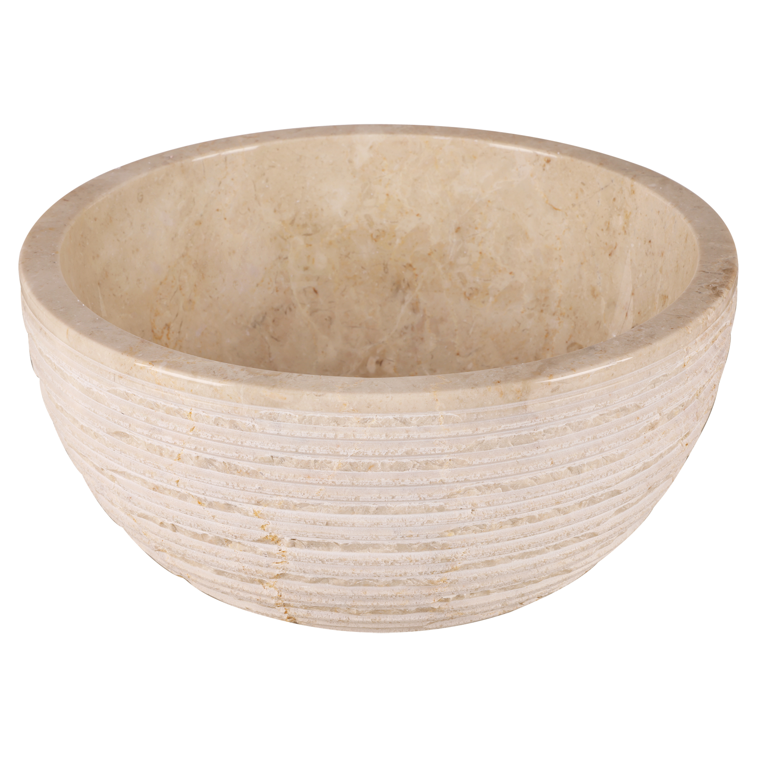 36.102.42 Differnz Alto waskom marmer beige Ø 38 x 15 cm