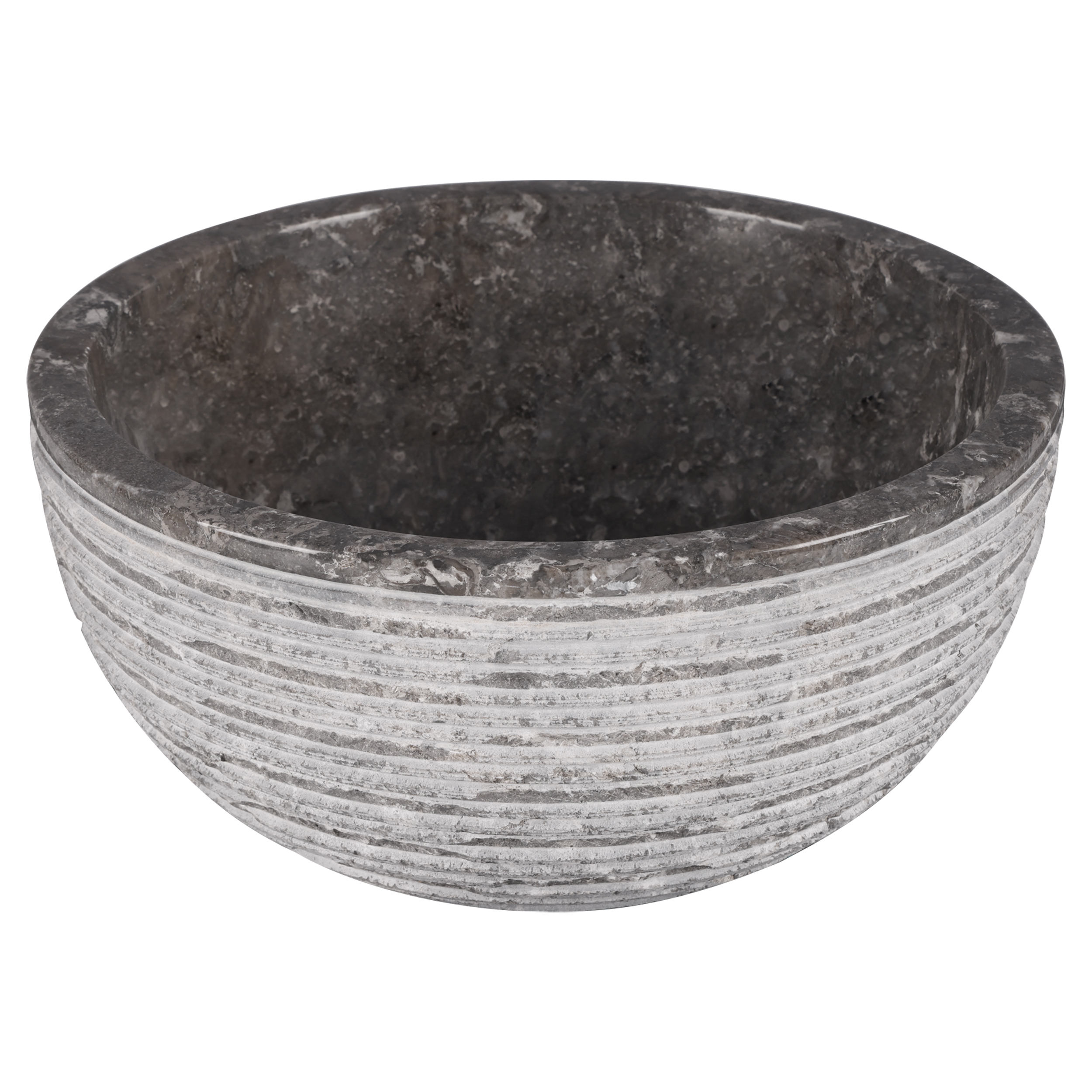 36.102.43 Differnz Alto waskom marmer grijs Ø 38 x 15 cm