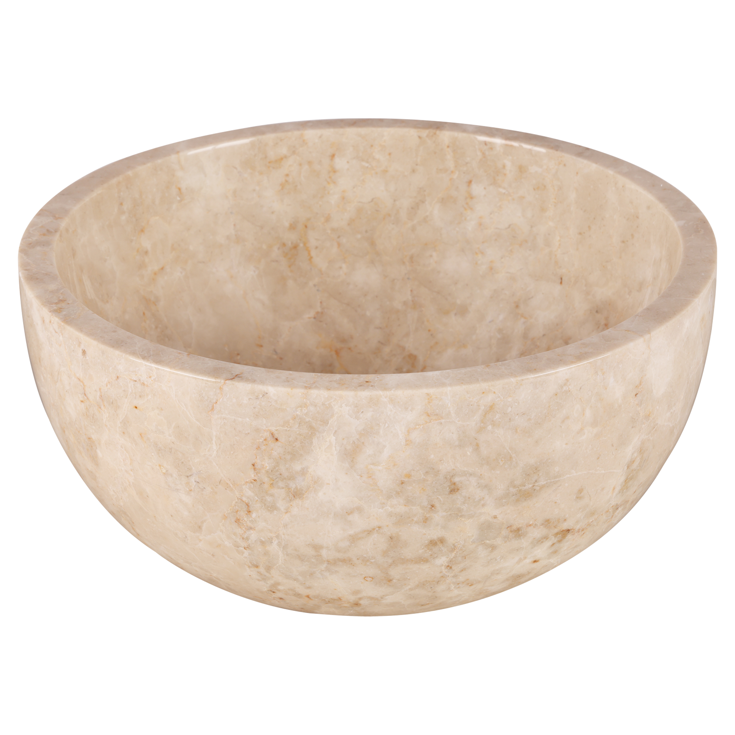 36.102.46 Differnz Lodi waskom marmer beige Ø 38 x 15 cm